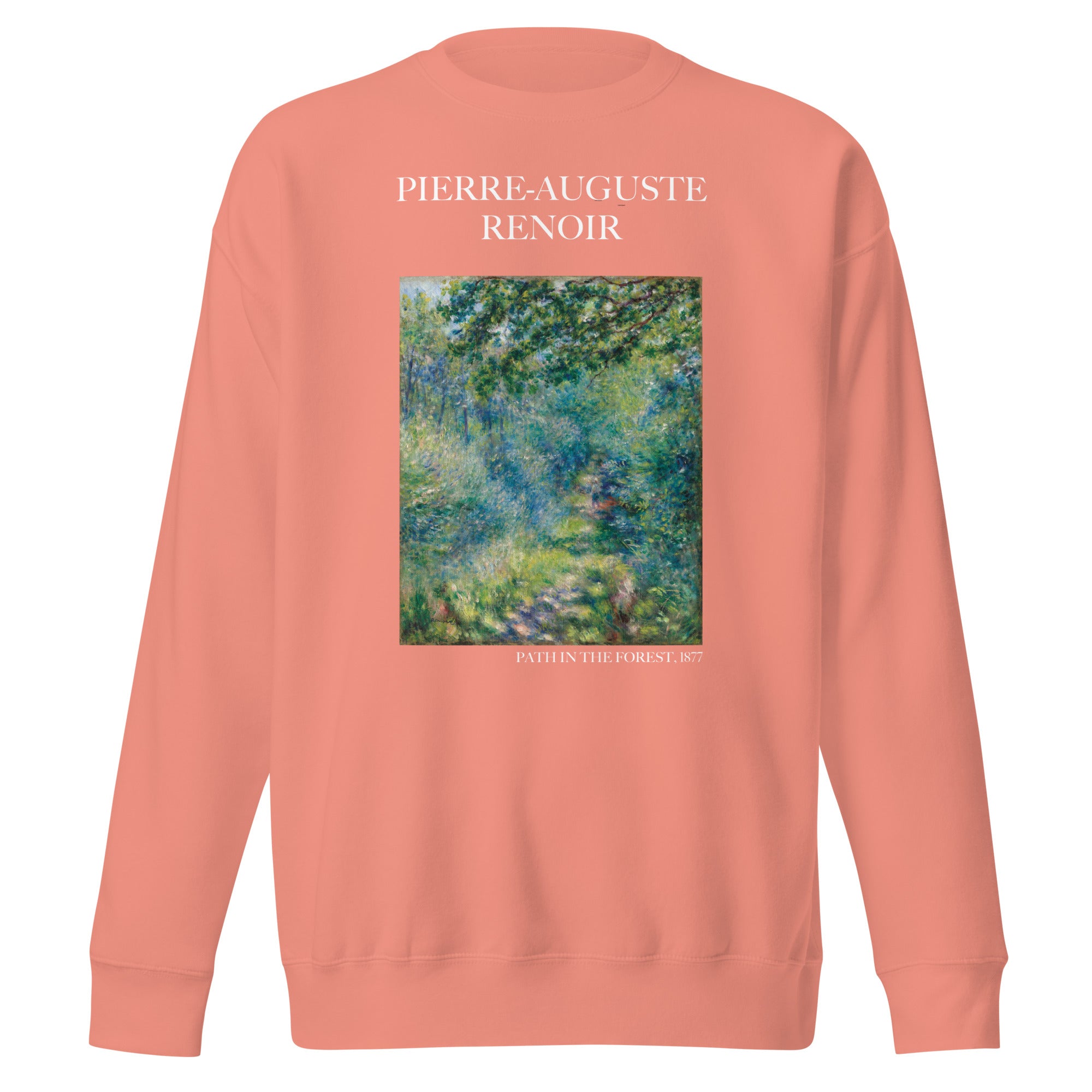 Sweatshirt mit berühmtem Gemälde „Pfad im Wald“ von Pierre-Auguste Renoir | Premium-Sweatshirt für Unisex