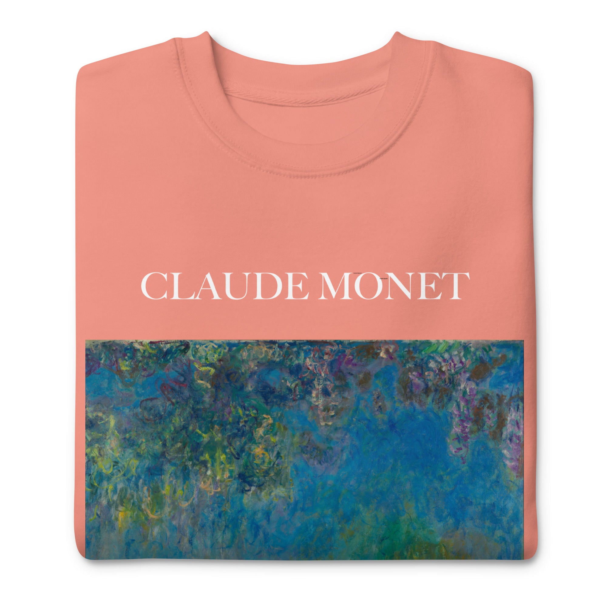 Sweatshirt „Wisteria“ von Claude Monet, berühmtes Gemälde, Premium-Unisex-Sweatshirt