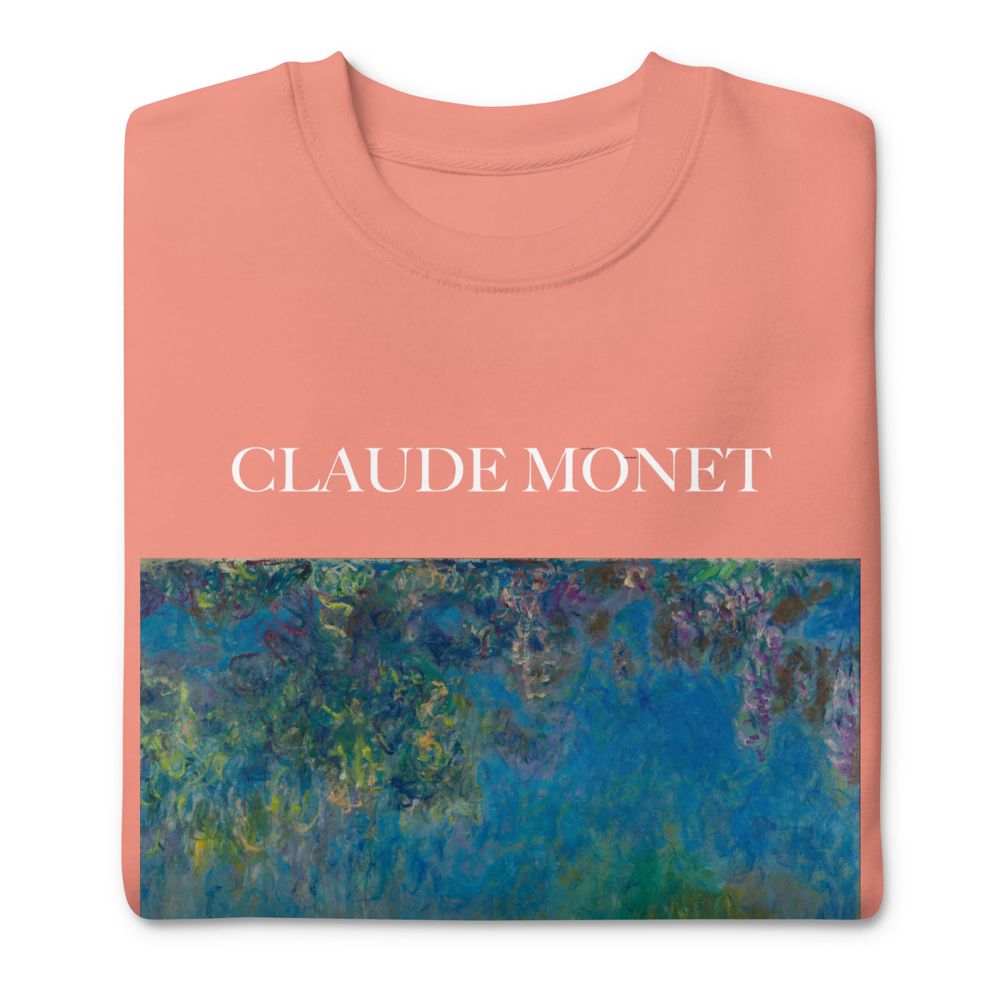 Claude Monet 'Wisteria' Famous Painting Sweatshirt | Unisex Premium Sweatshirt