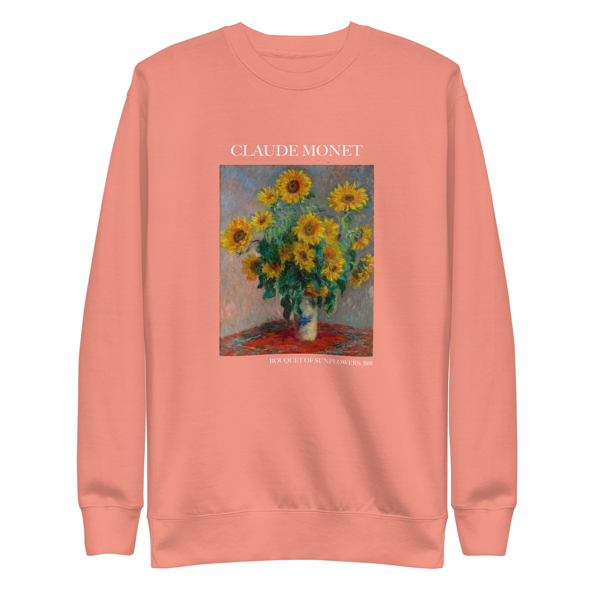 Claude Monet 'Bouquet of Sunflowers' Famous Painting Sweatshirt | Unisex Premium Sweatshirt