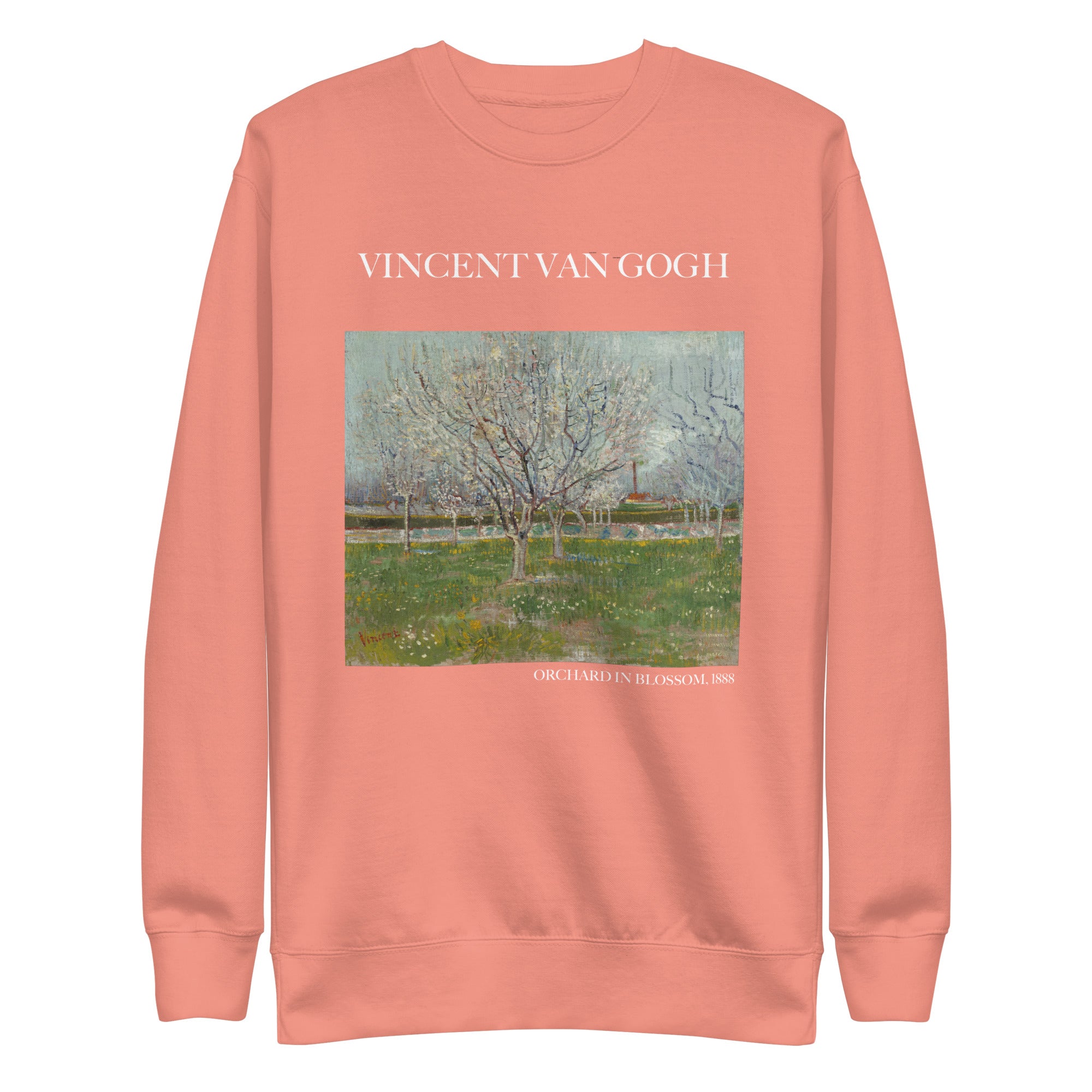 Sweatshirt mit berühmtem Gemälde „Obstgarten in Blüte“ von Vincent van Gogh | Premium-Sweatshirt für Unisex