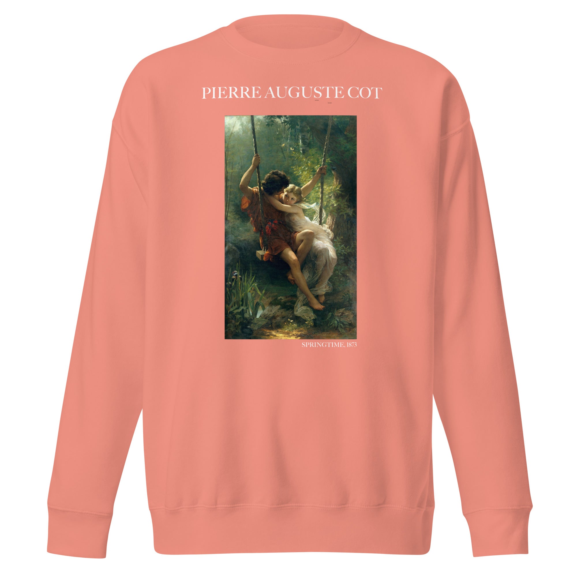 Sweatshirt mit berühmtem Gemälde „Frühling“ von Pierre Auguste Cot | Premium-Sweatshirt für Unisex