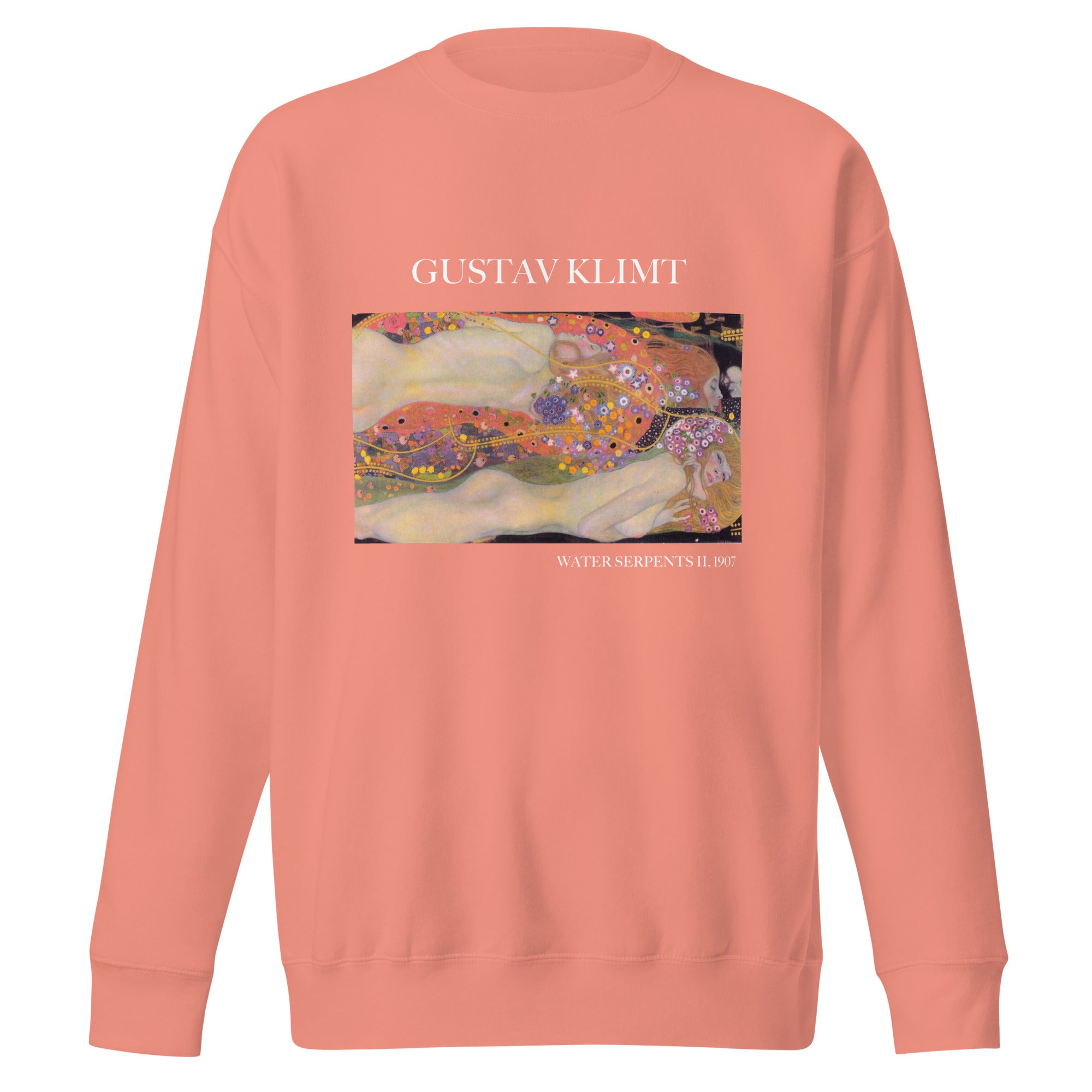 Gustav Klimt 'Water Serpents II' Famous Painting Sweatshirt | Unisex Premium Sweatshirt