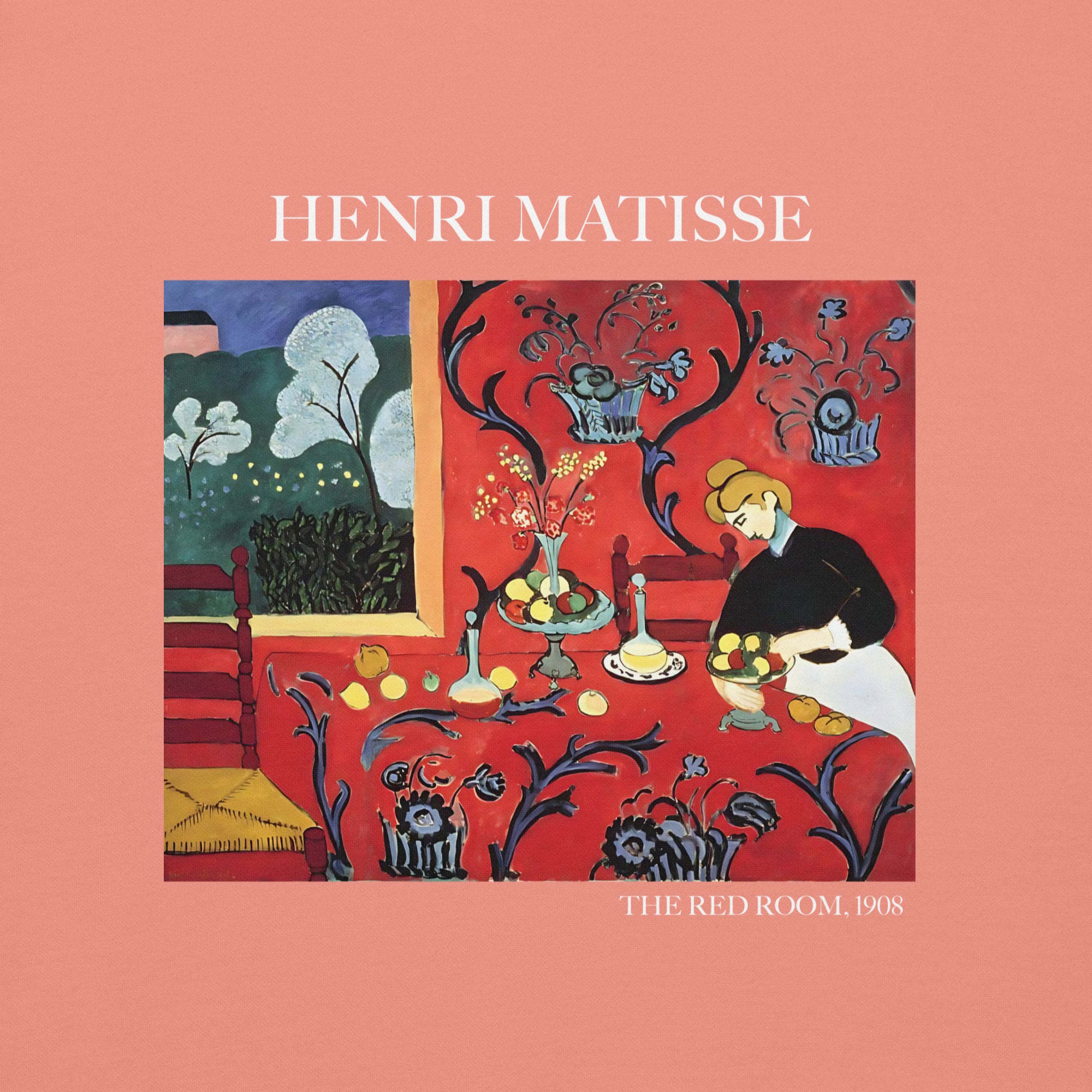 Henri Matisse 'The Red Room' Famous Painting Sweatshirt | Unisex Premium Sweatshirt