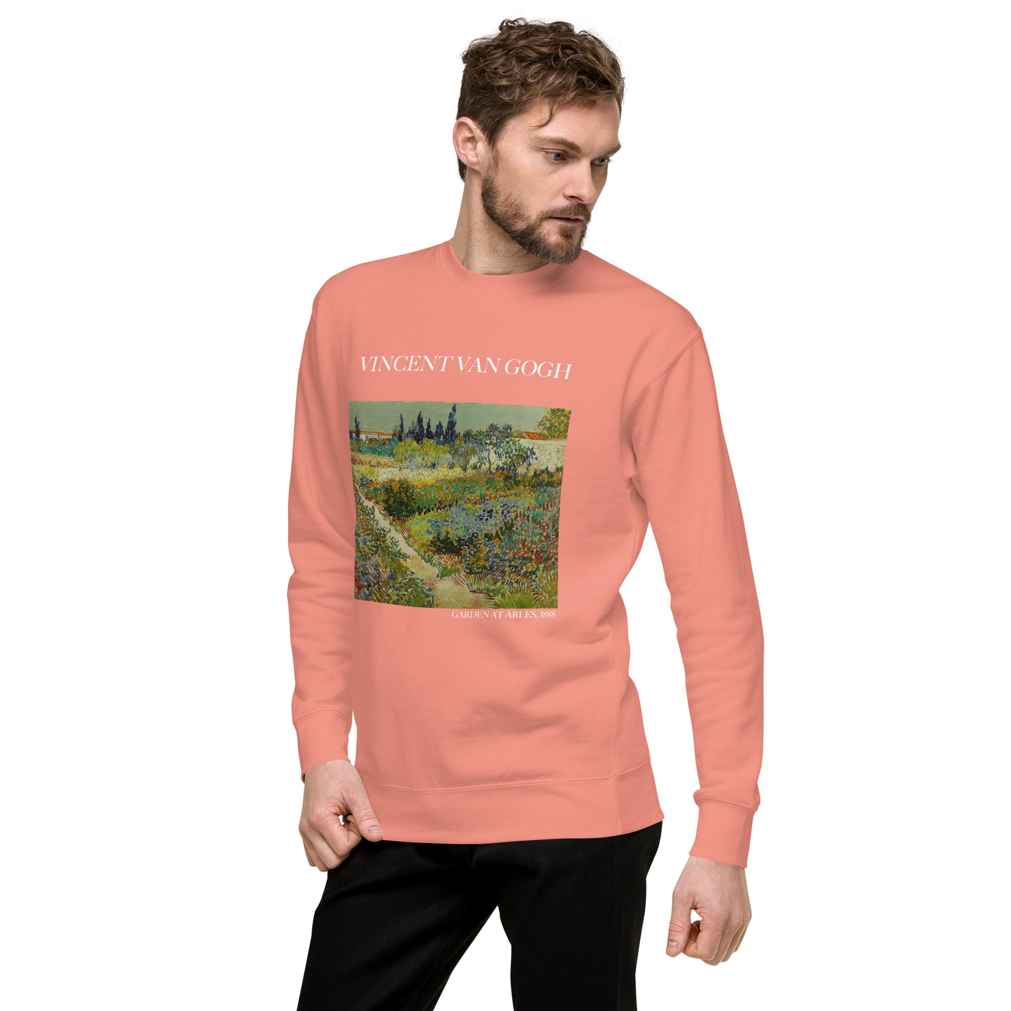 Sweatshirt mit berühmtem Gemälde „Garten in Arles“ von Vincent van Gogh | Premium-Sweatshirt für Unisex