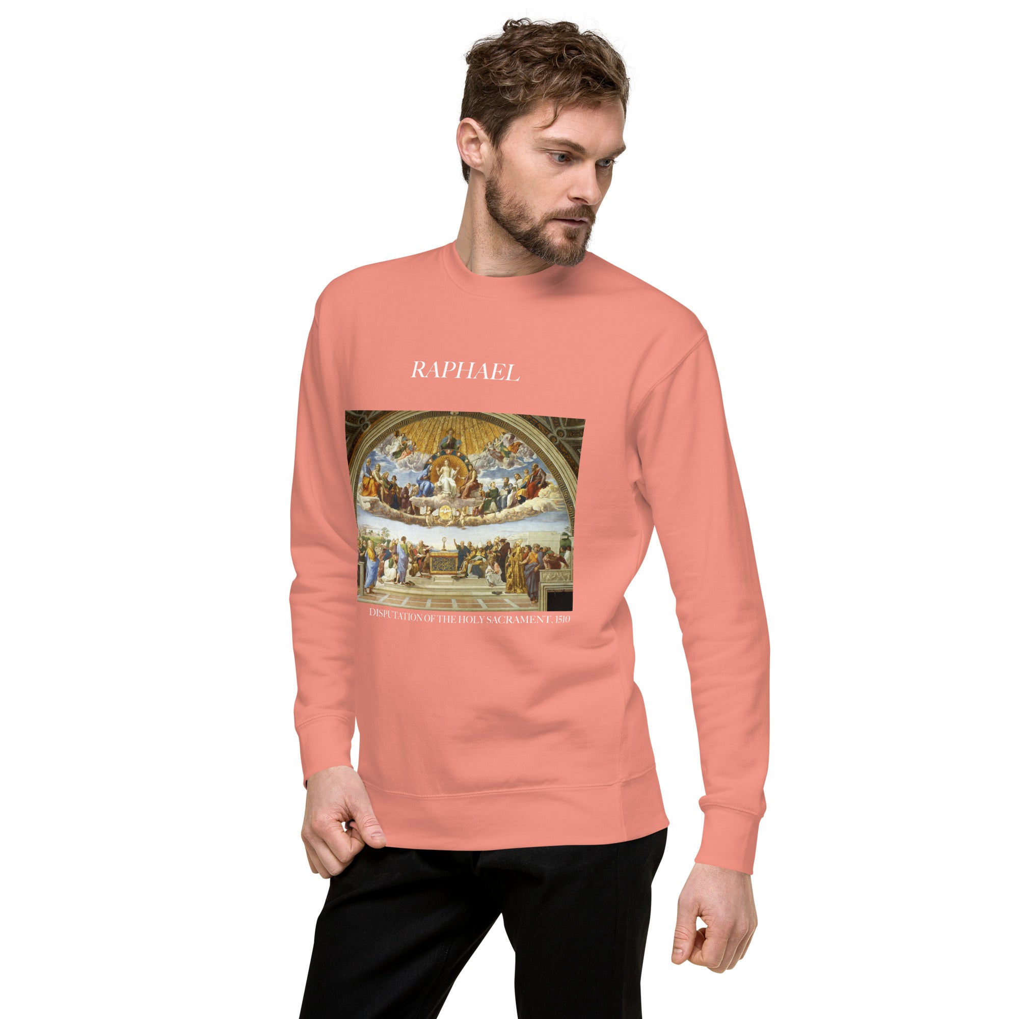 Raphael 'Disputation of the Holy Sacrament' Famous Painting Sweatshirt | Unisex Premium Sweatshirt