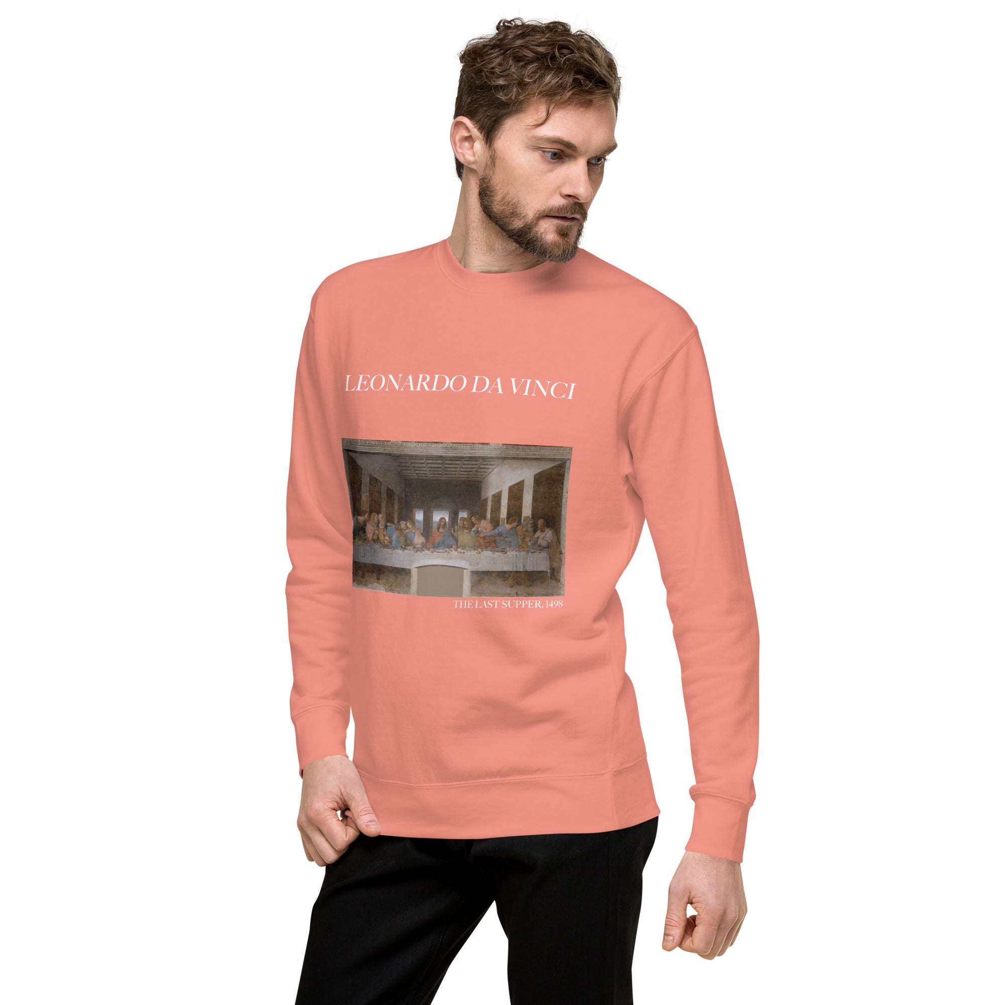 Sweatshirt mit berühmtem Gemälde „Das letzte Abendmahl“ von Leonardo da Vinci, Unisex, Premium-Sweatshirt