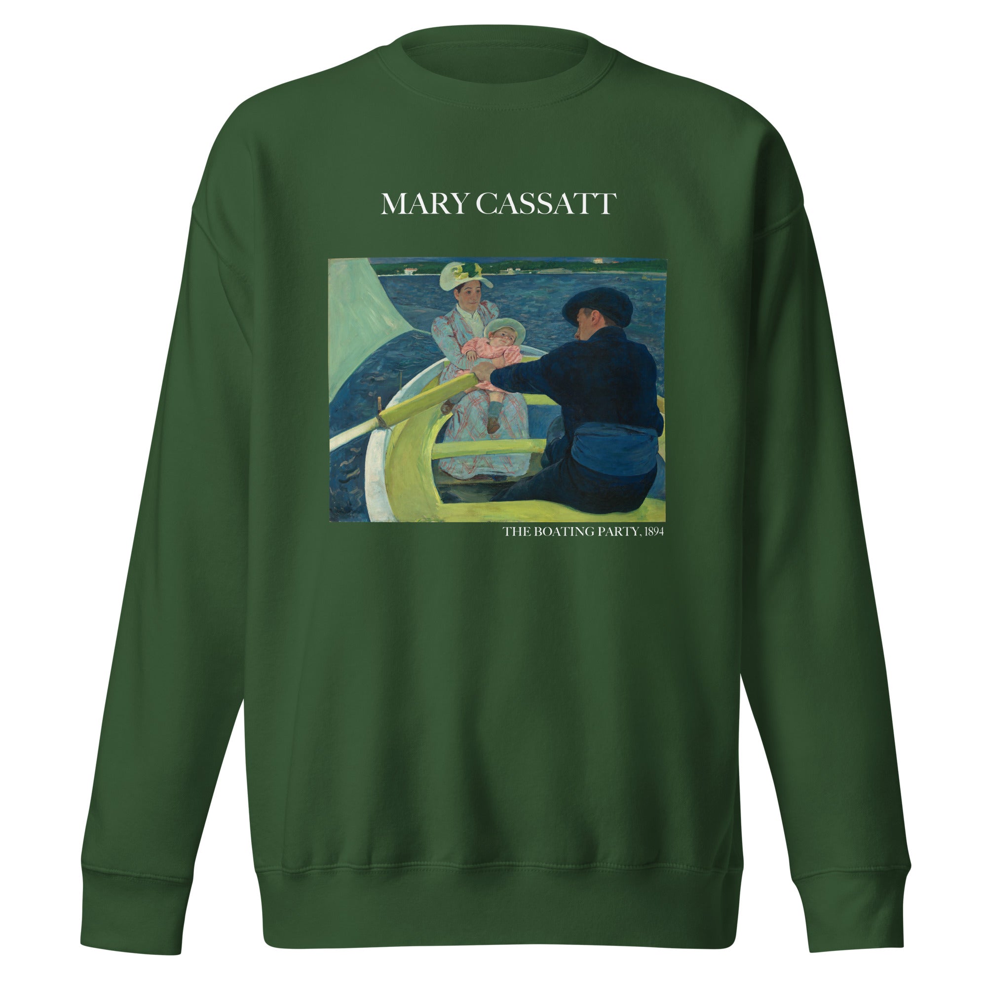 Sweatshirt mit berühmtem Gemälde „The Boating Party“ von Mary Cassatt | Premium-Sweatshirt für Unisex