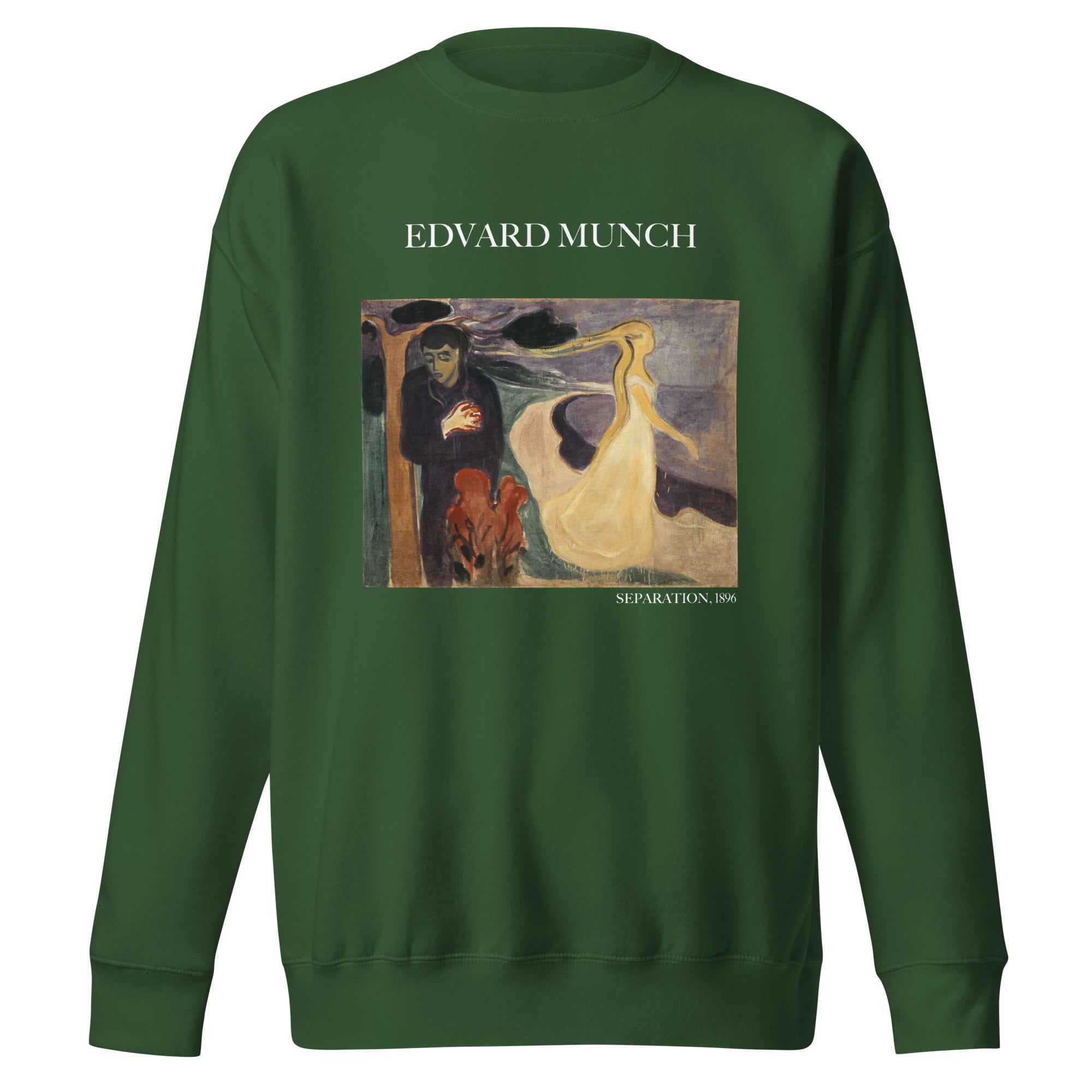 Sweatshirt mit berühmtem Gemälde „Separation“ von Edvard Munch, Premium-Unisex-Sweatshirt