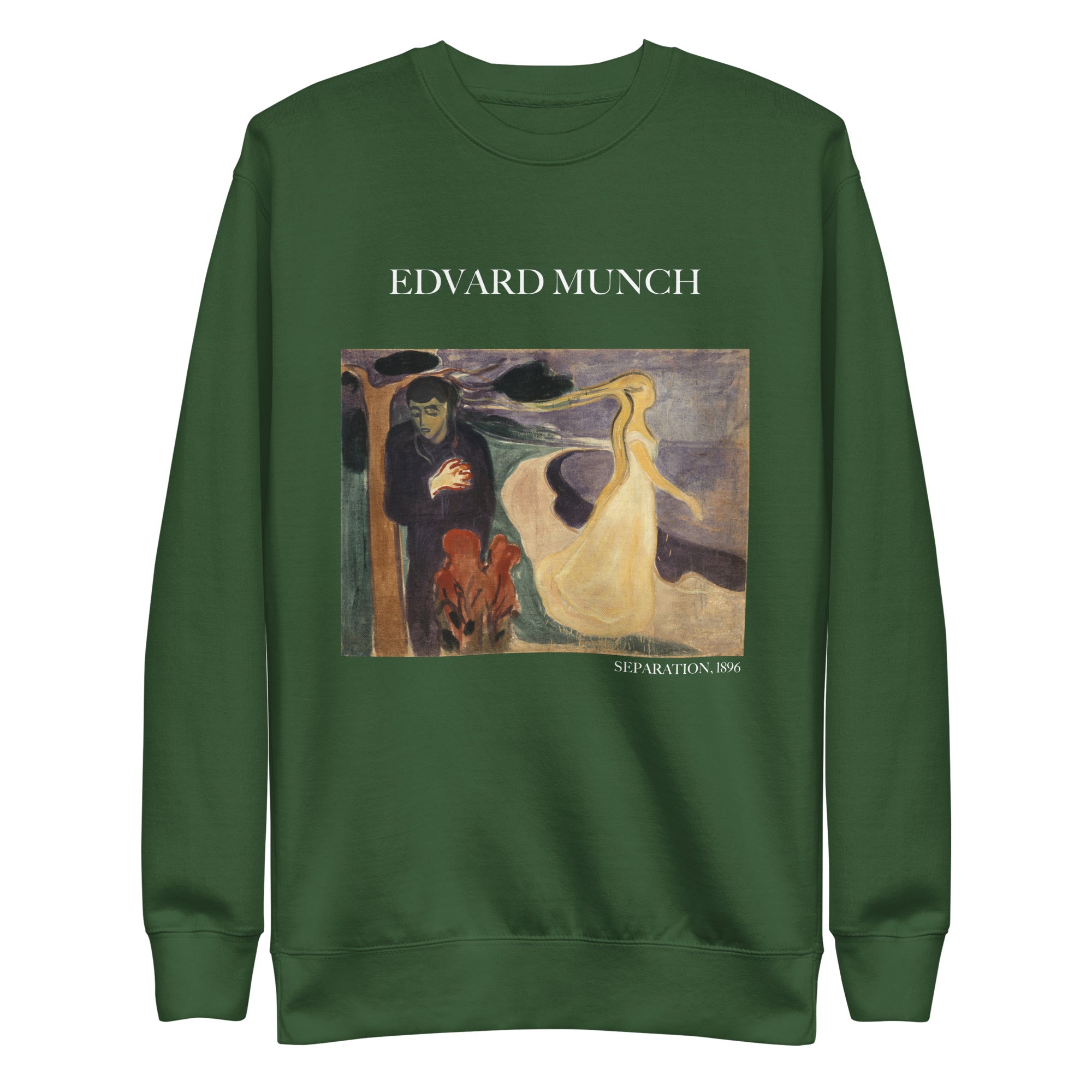 Sweatshirt mit berühmtem Gemälde „Separation“ von Edvard Munch, Premium-Unisex-Sweatshirt