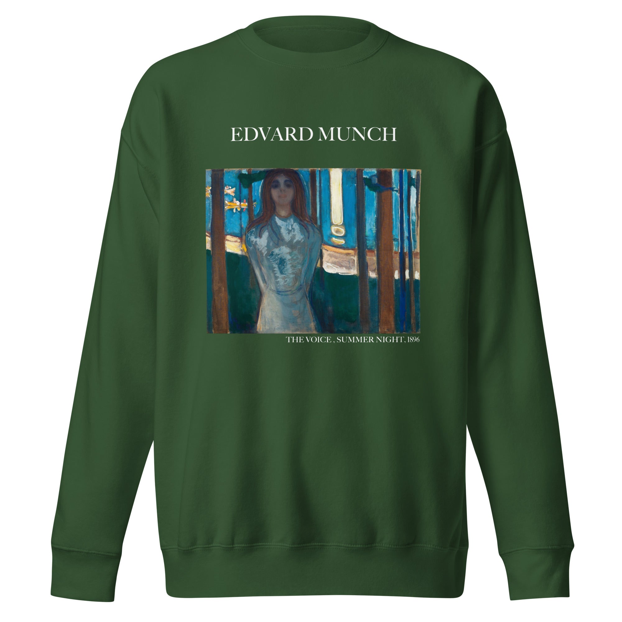 Sweatshirt mit berühmtem Gemälde „Die Stimme, Sommernacht“ von Edvard Munch | Premium-Sweatshirt für Unisex