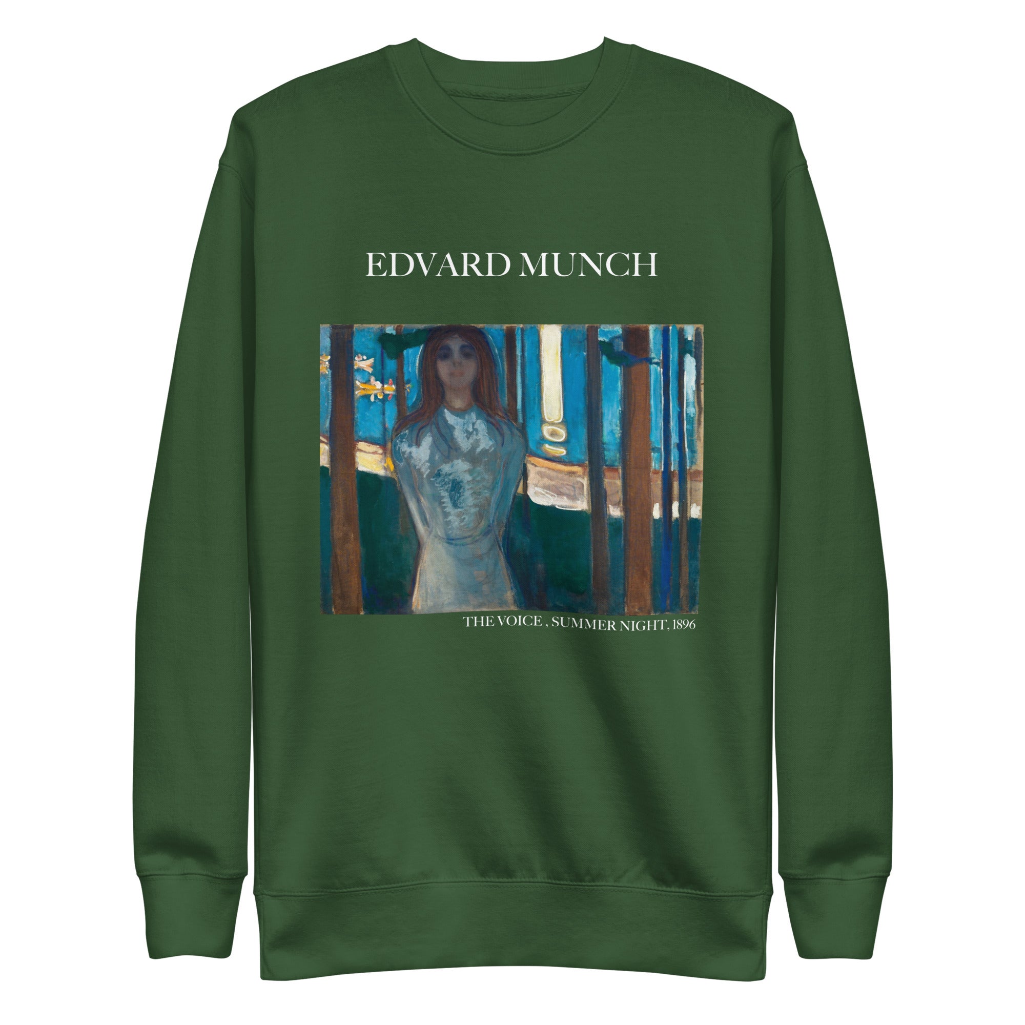 Sweatshirt mit berühmtem Gemälde „Die Stimme, Sommernacht“ von Edvard Munch | Premium-Sweatshirt für Unisex