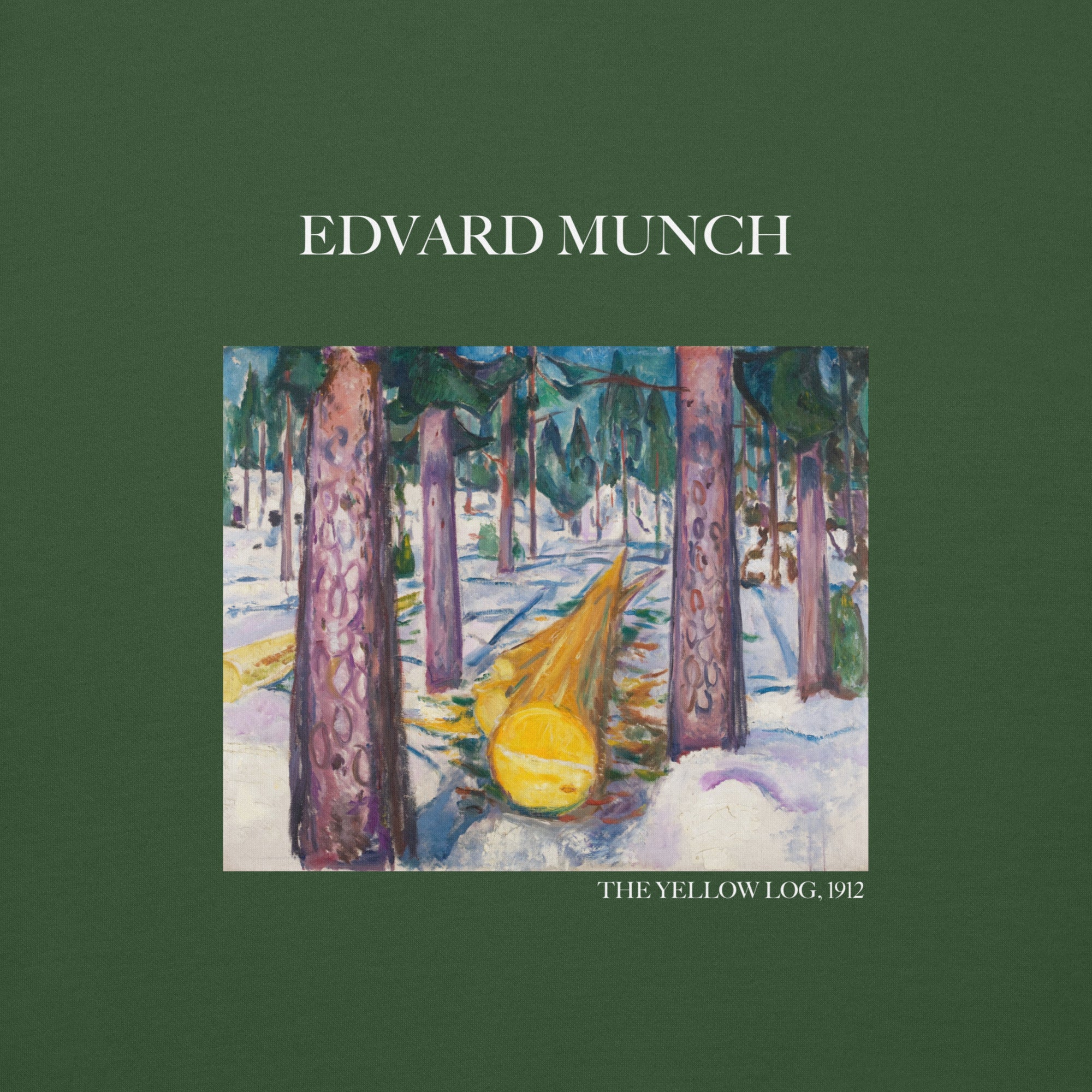 Edvard Munch 'The Yellow Log' Famous Painting Sweatshirt | Unisex Premium Sweatshirt