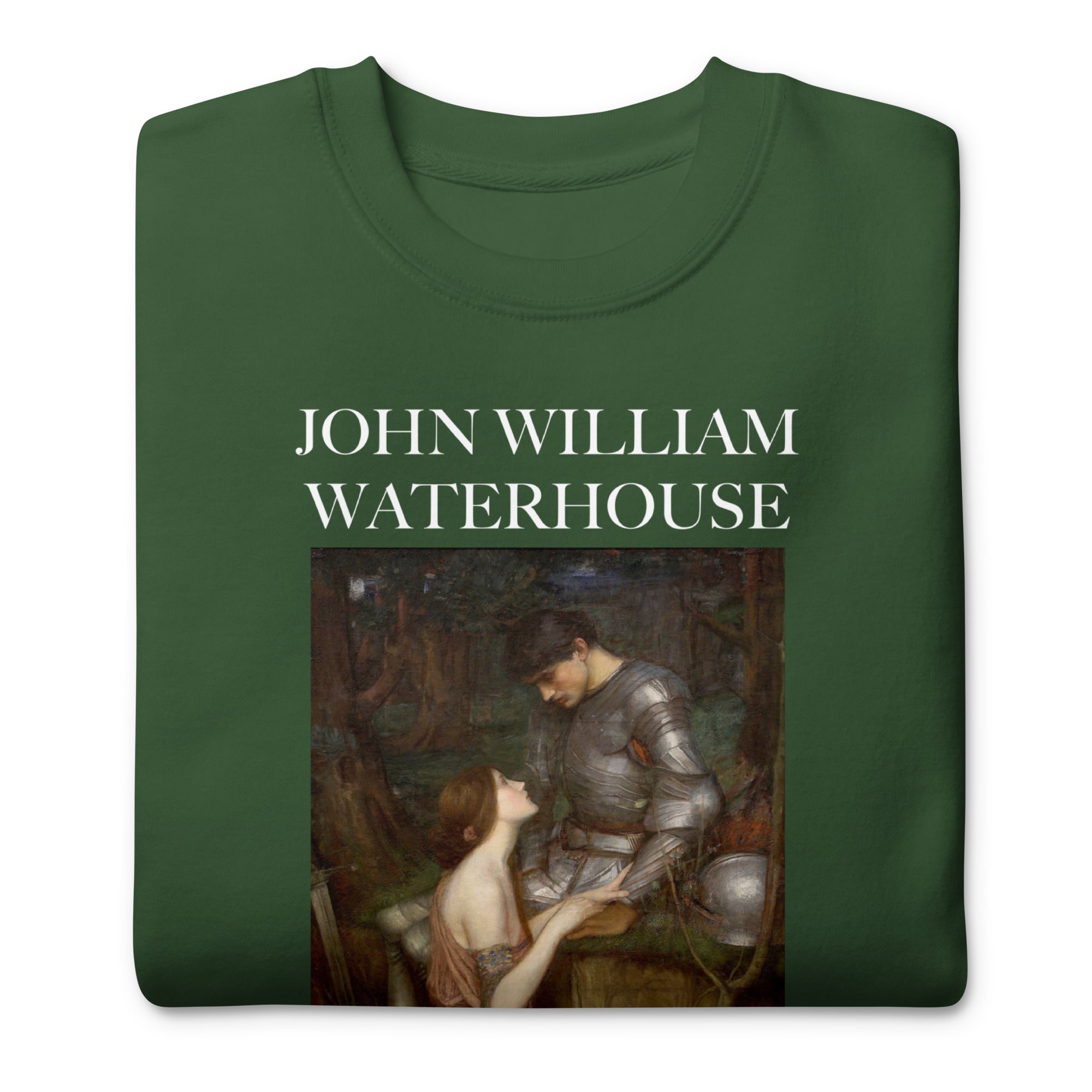 Sweatshirt mit berühmtem Gemälde „Lamia“ von John William Waterhouse, Premium-Unisex-Sweatshirt