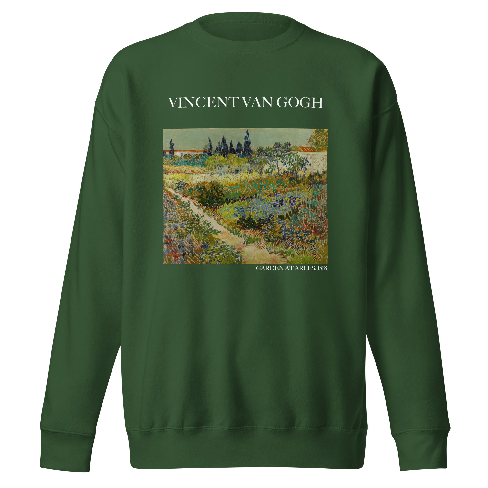 Sweatshirt mit berühmtem Gemälde „Garten in Arles“ von Vincent van Gogh | Premium-Sweatshirt für Unisex