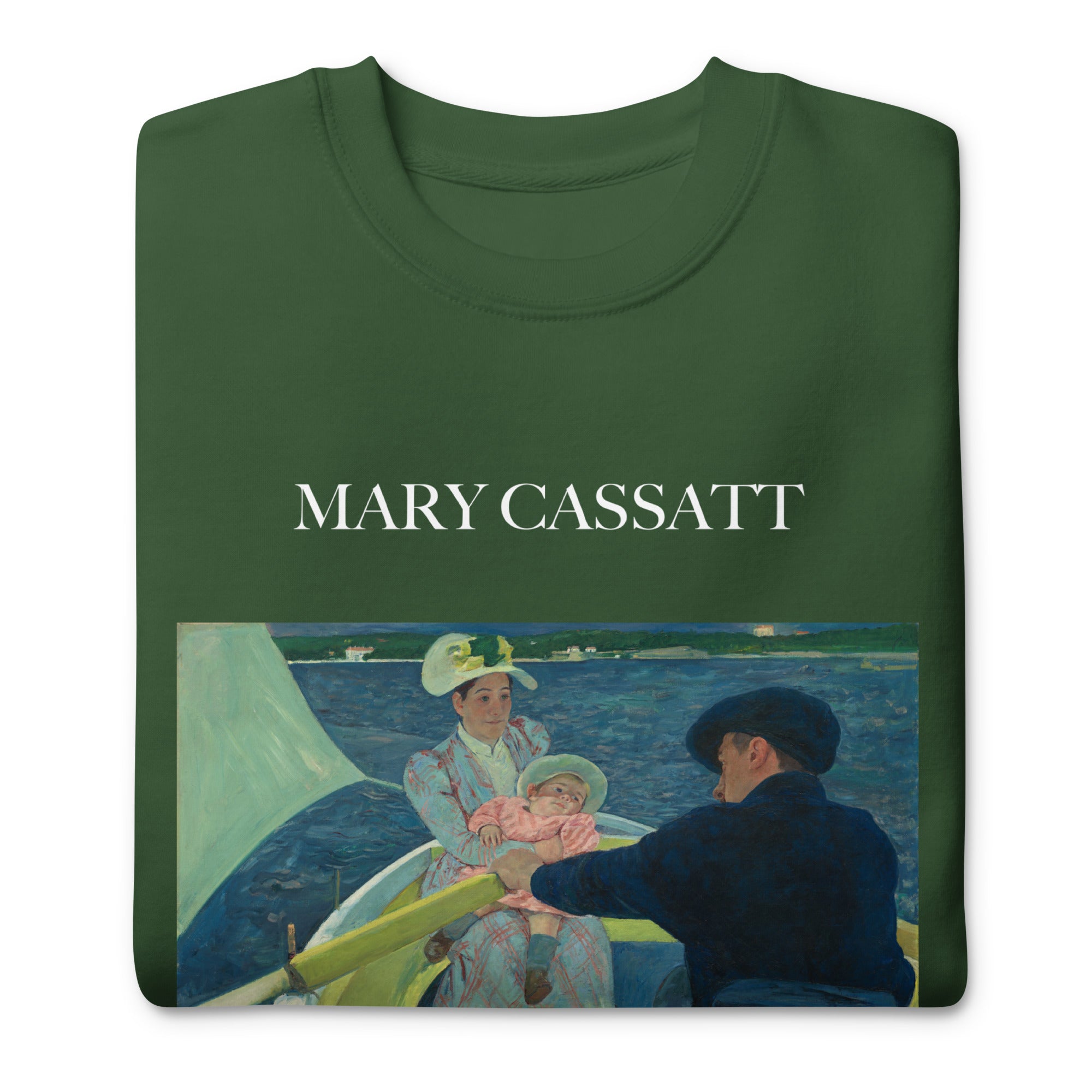 Sweatshirt mit berühmtem Gemälde „The Boating Party“ von Mary Cassatt | Premium-Sweatshirt für Unisex