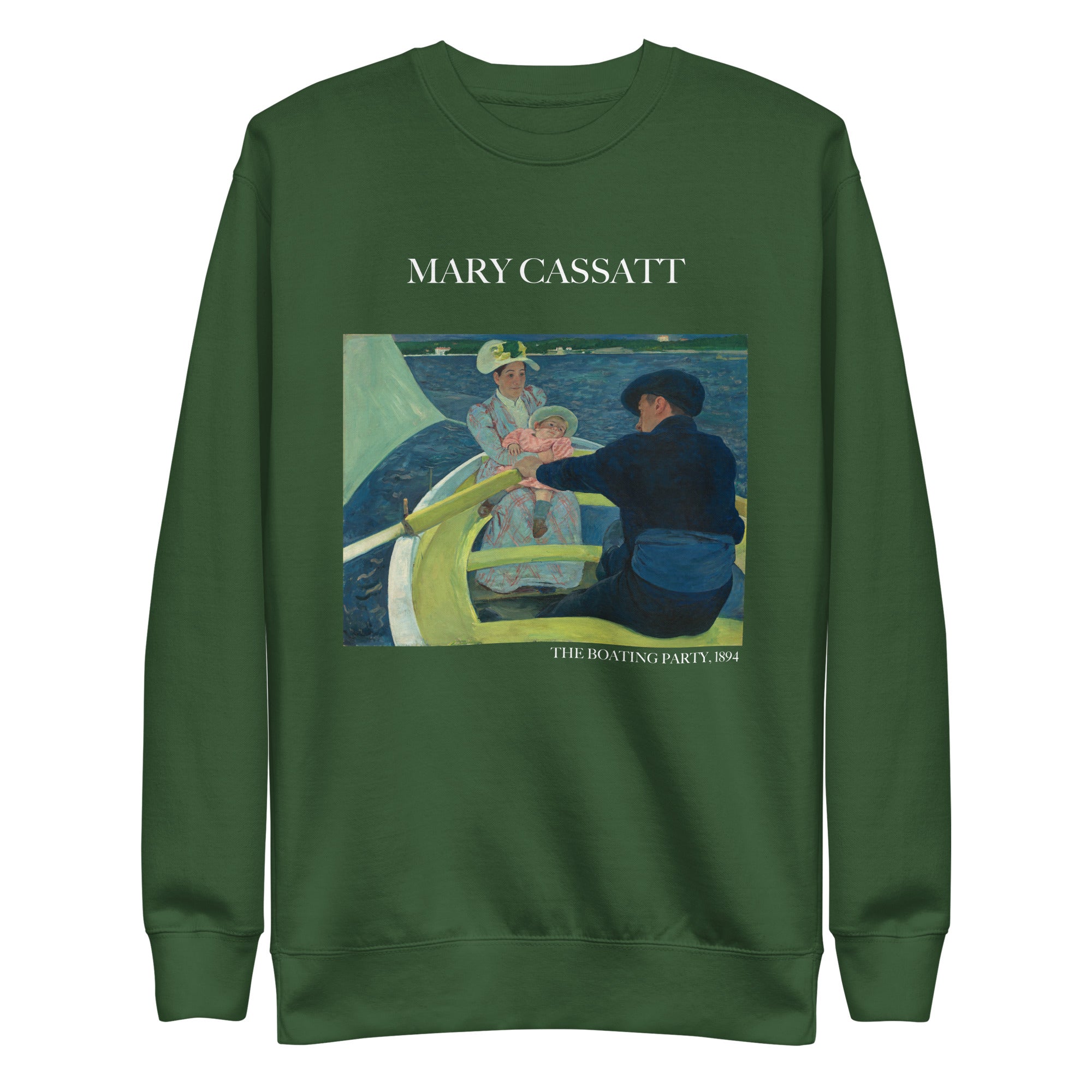 Sweatshirt mit berühmtem Gemälde „The Boating Party“ von Mary Cassatt | Premium-Sweatshirt für Unisex