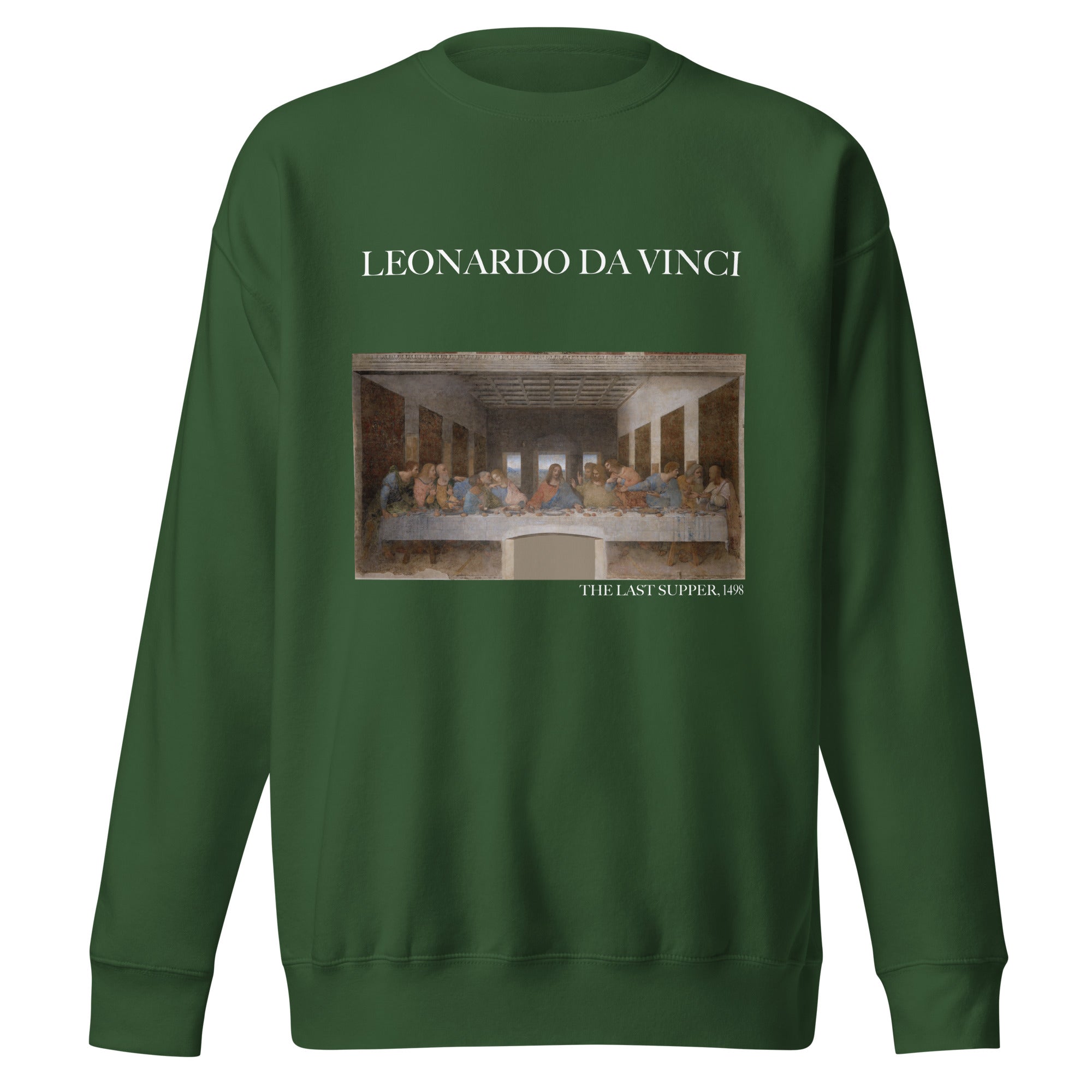 Sweatshirt mit berühmtem Gemälde „Das letzte Abendmahl“ von Leonardo da Vinci, Unisex, Premium-Sweatshirt