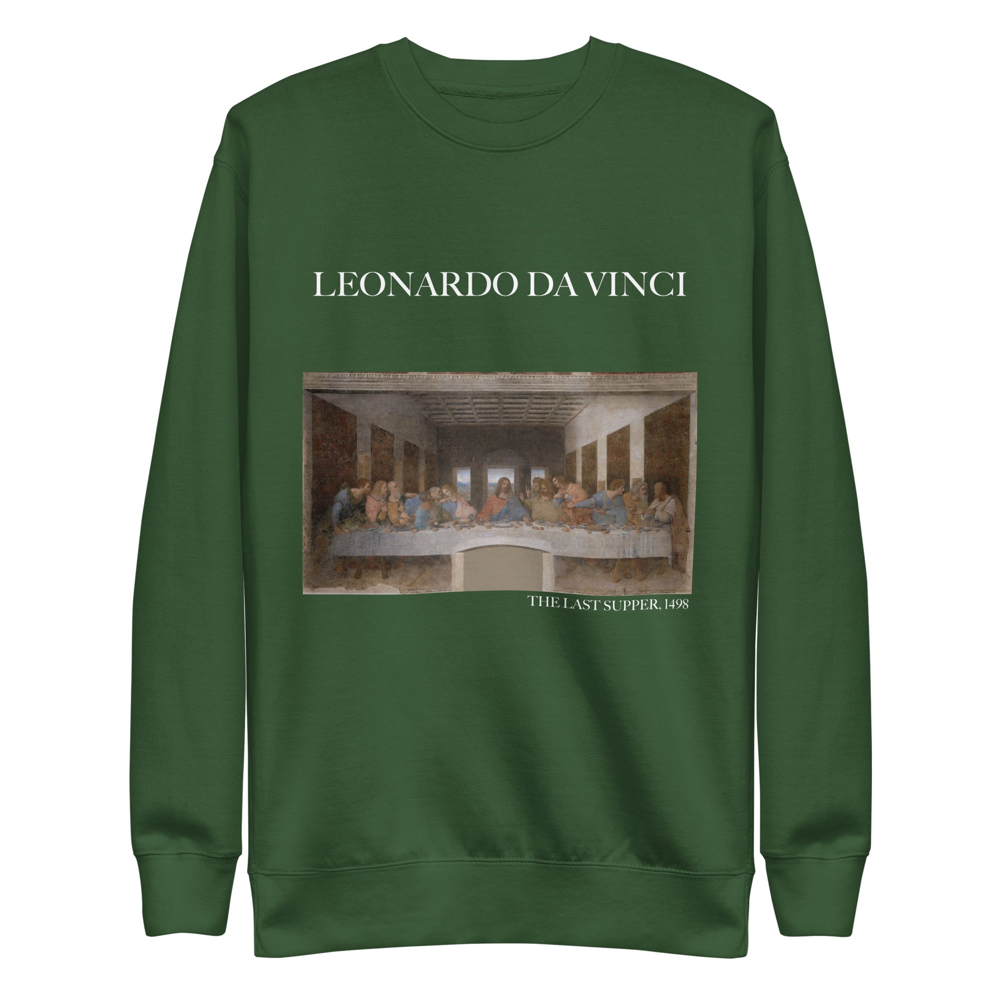 Sweatshirt mit berühmtem Gemälde „Das letzte Abendmahl“ von Leonardo da Vinci, Unisex, Premium-Sweatshirt