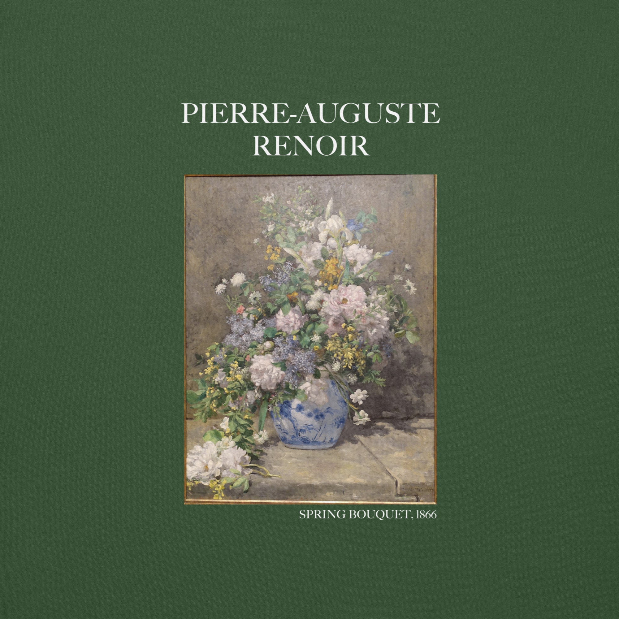 Pierre-Auguste Renoir 'Spring Bouquet' Famous Painting Sweatshirt | Unisex Premium Sweatshirt