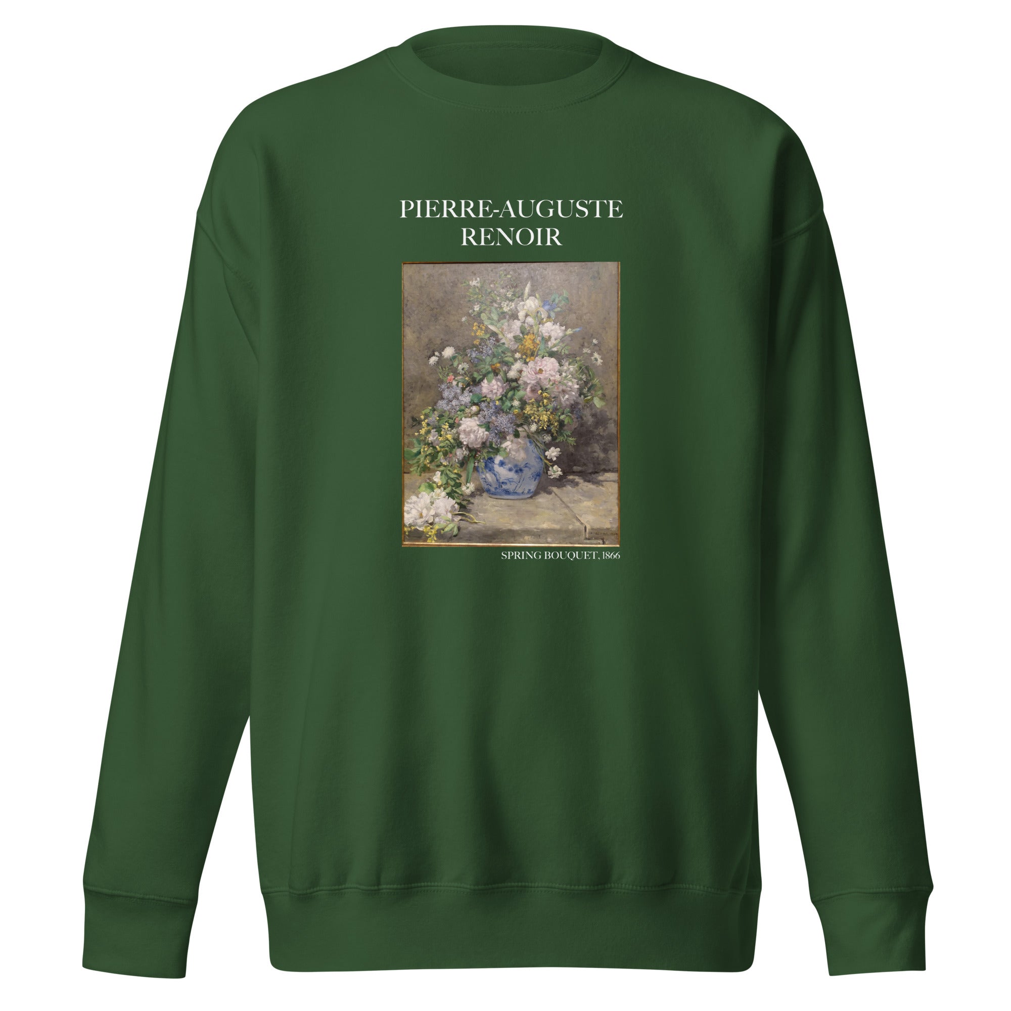 Pierre-Auguste Renoir 'Spring Bouquet' Famous Painting Sweatshirt | Unisex Premium Sweatshirt