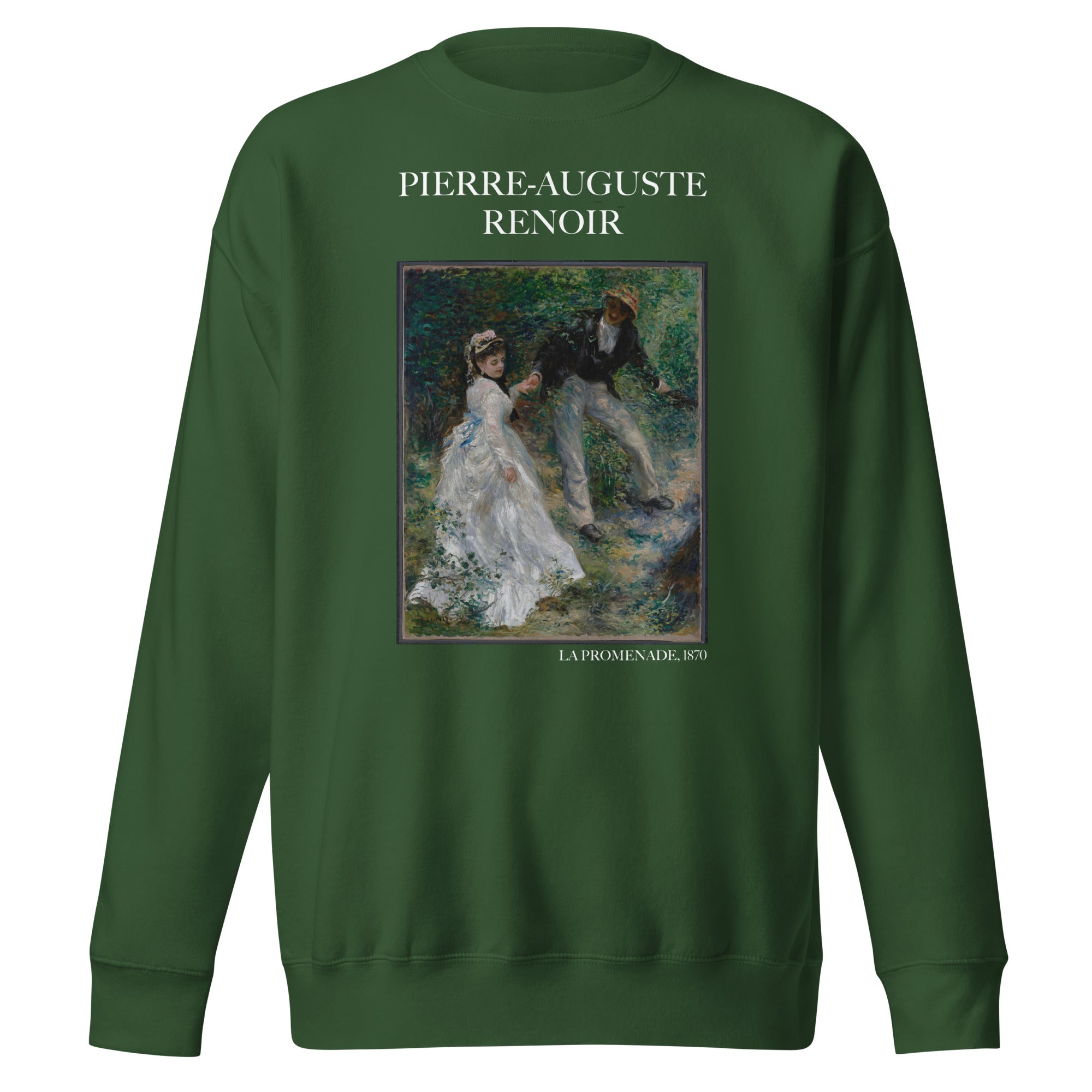 Sweatshirt mit berühmtem Gemälde „La Promenade“ von Pierre-Auguste Renoir, Unisex-Premium-Sweatshirt