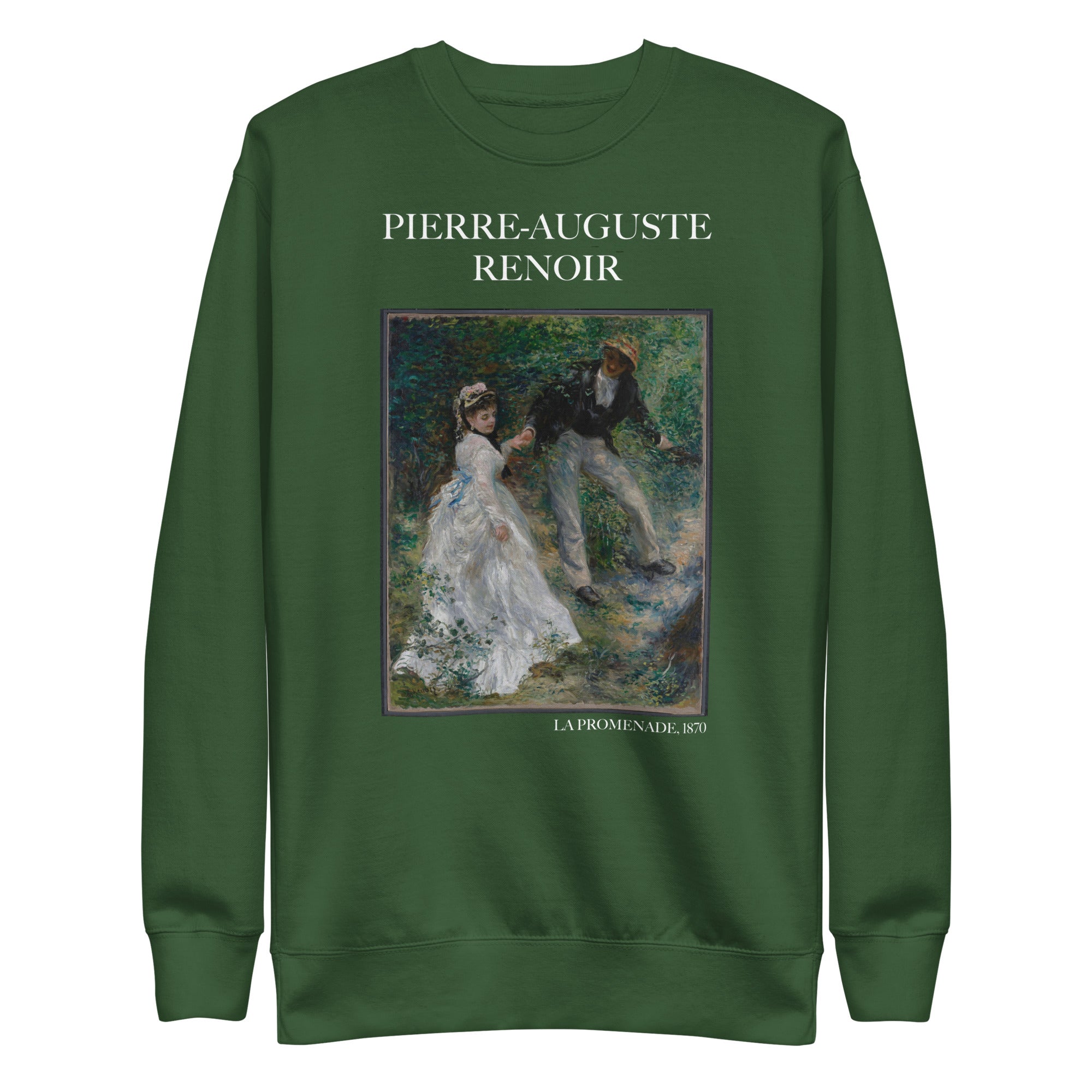 Sweatshirt mit berühmtem Gemälde „La Promenade“ von Pierre-Auguste Renoir, Unisex-Premium-Sweatshirt