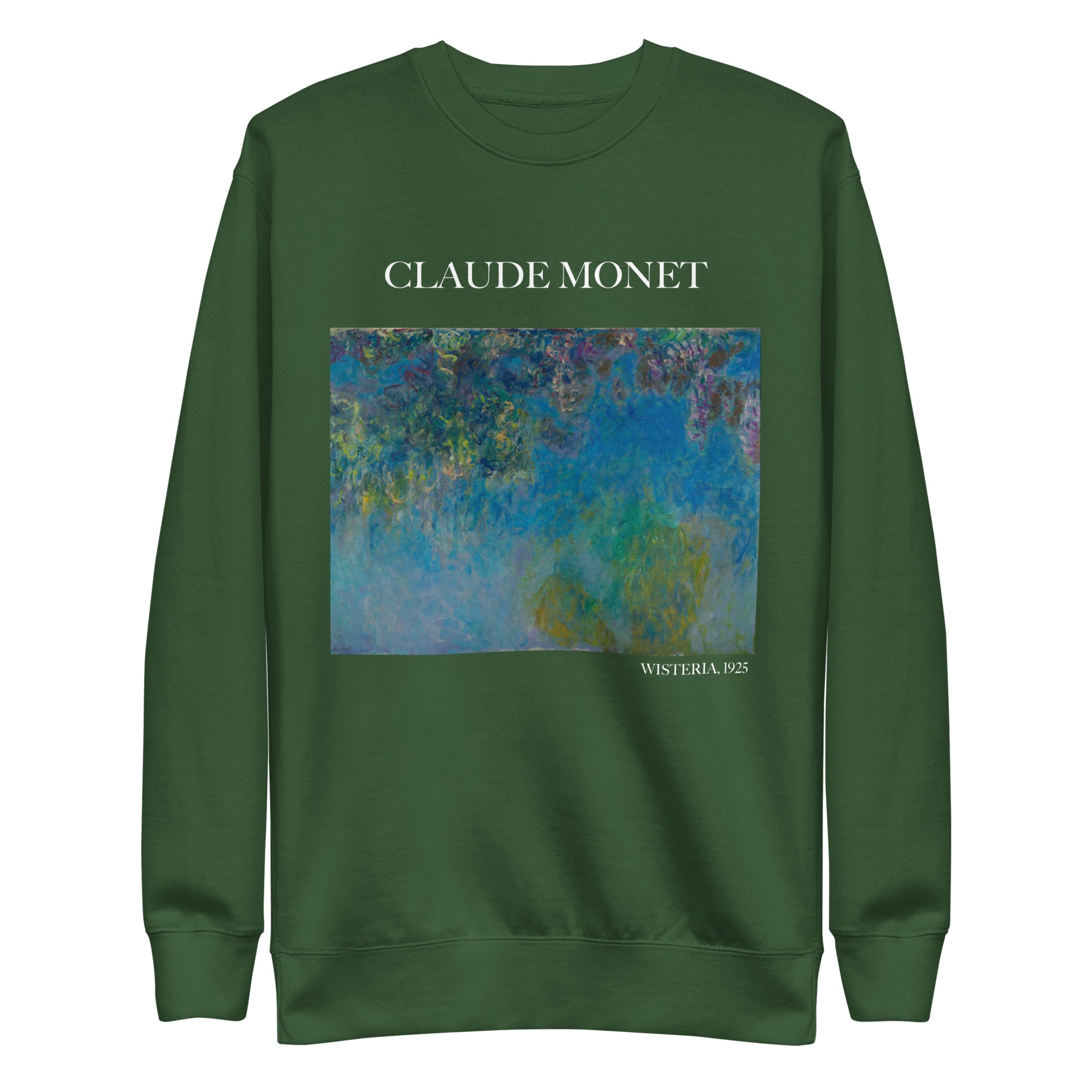 Claude Monet 'Wisteria' Famous Painting Sweatshirt | Unisex Premium Sweatshirt