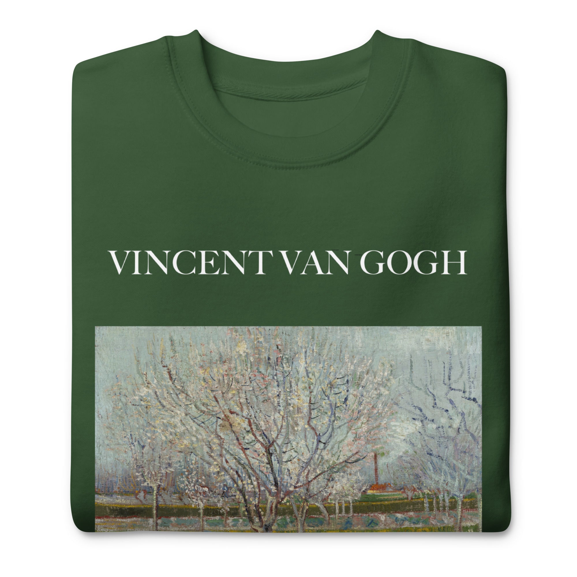 Sweatshirt mit berühmtem Gemälde „Obstgarten in Blüte“ von Vincent van Gogh | Premium-Sweatshirt für Unisex