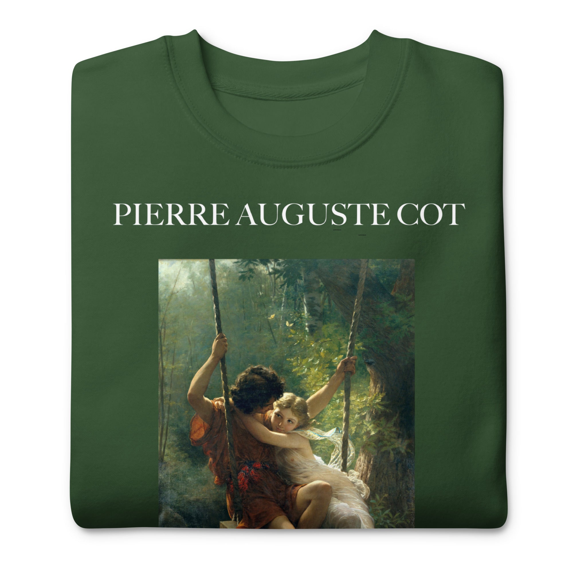 Sweatshirt mit berühmtem Gemälde „Frühling“ von Pierre Auguste Cot | Premium-Sweatshirt für Unisex