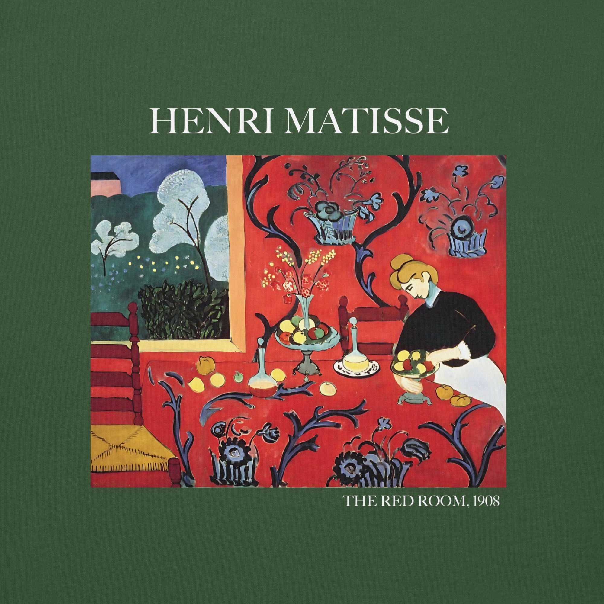 Henri Matisse 'The Red Room' Famous Painting Sweatshirt | Unisex Premium Sweatshirt