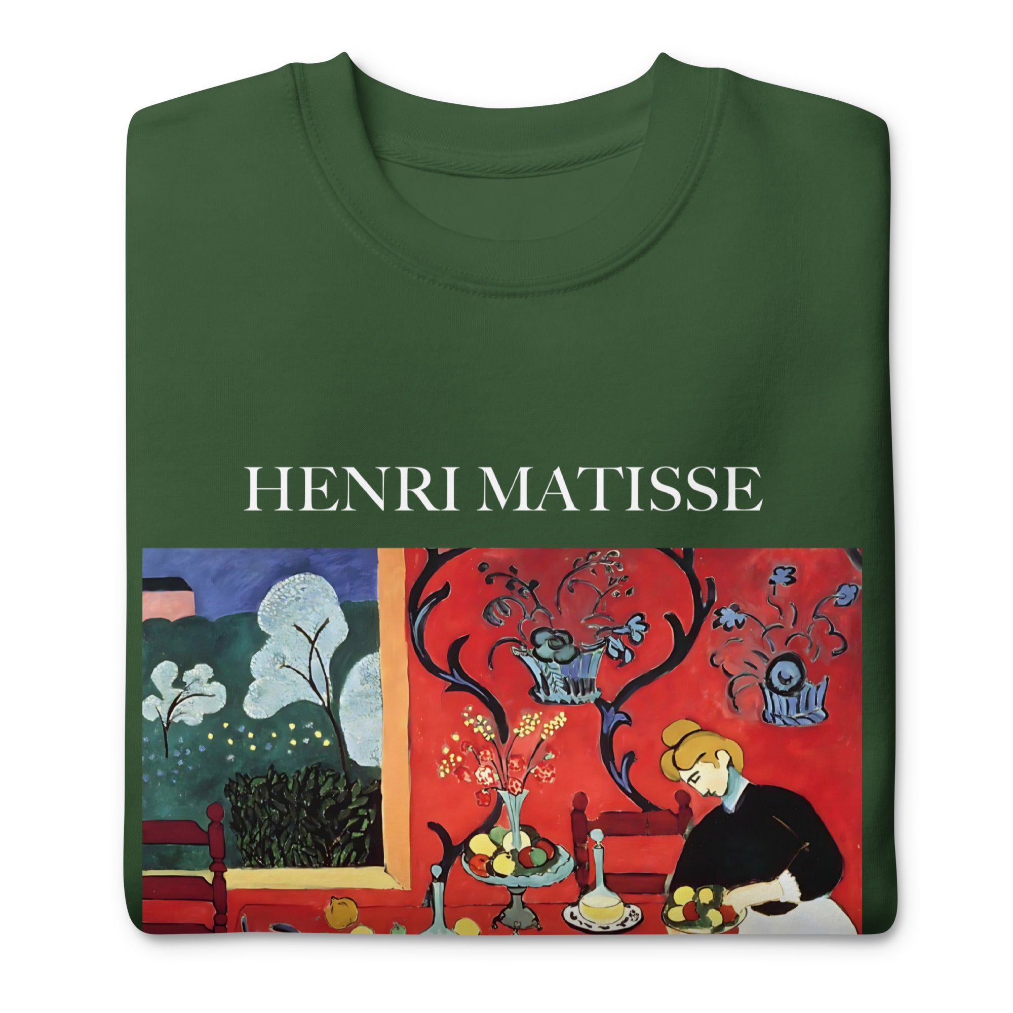 Henri Matisse 'The Red Room' Famous Painting Sweatshirt | Unisex Premium Sweatshirt