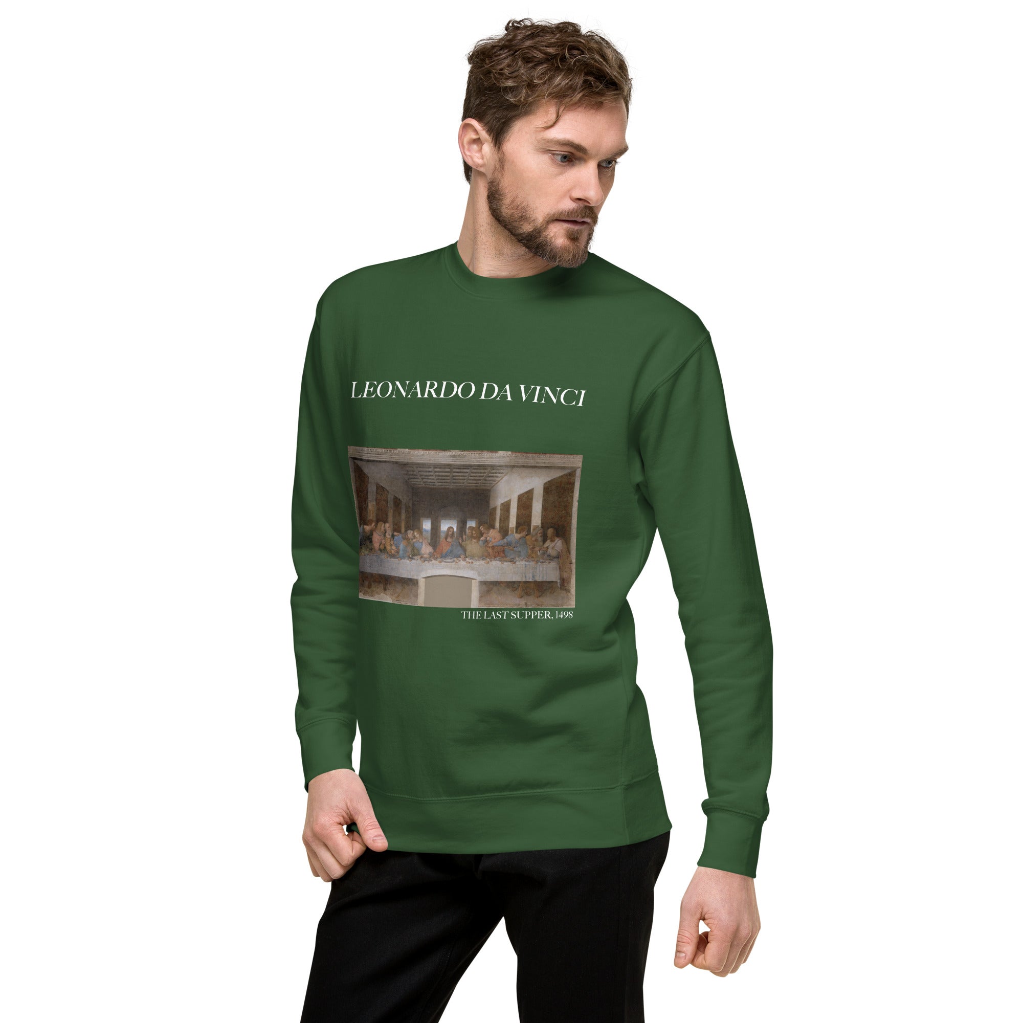 Sweatshirt mit berühmtem Gemälde „Das letzte Abendmahl“ von Leonardo da Vinci, Unisex, Premium-Sweatshirt