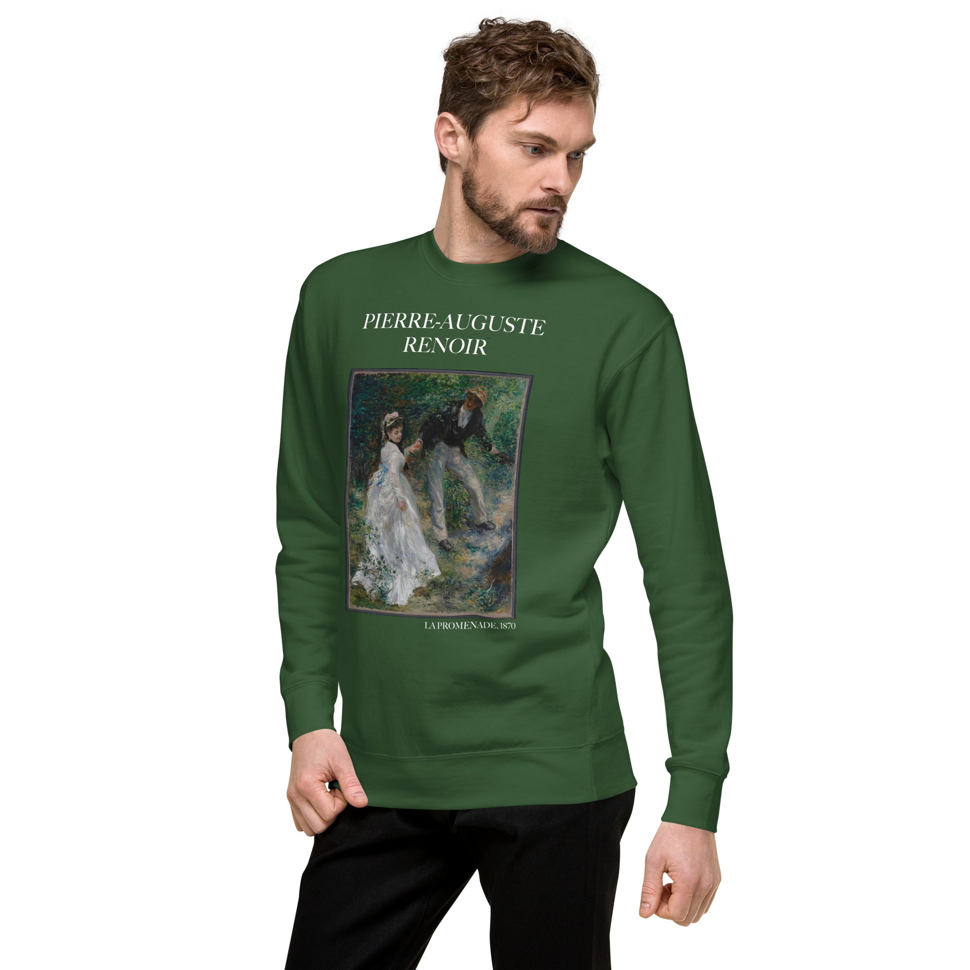 Sweatshirt mit berühmtem Gemälde „La Promenade“ von Pierre-Auguste Renoir, Unisex-Premium-Sweatshirt