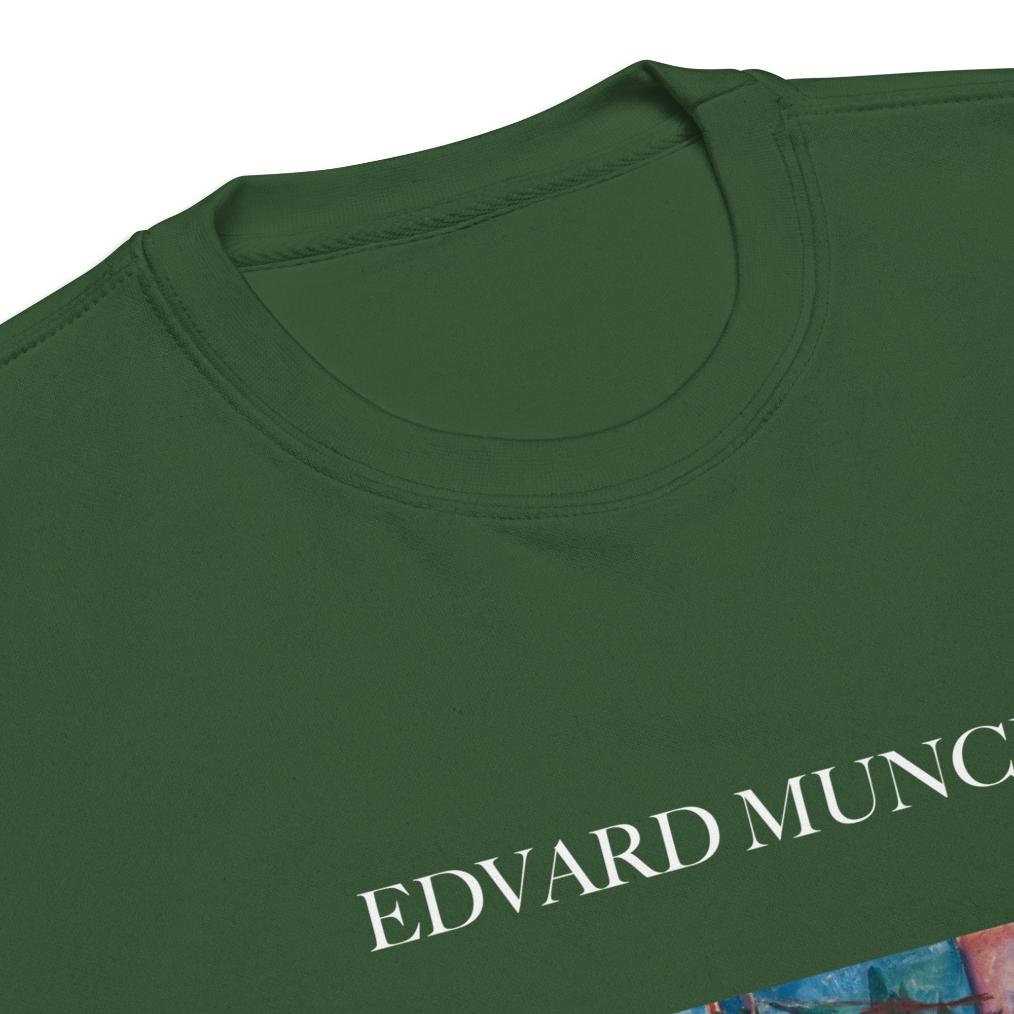 Sweatshirt mit berühmtem Gemälde „Der gelbe Baumstamm“ von Edvard Munch | Premium-Sweatshirt für Unisex