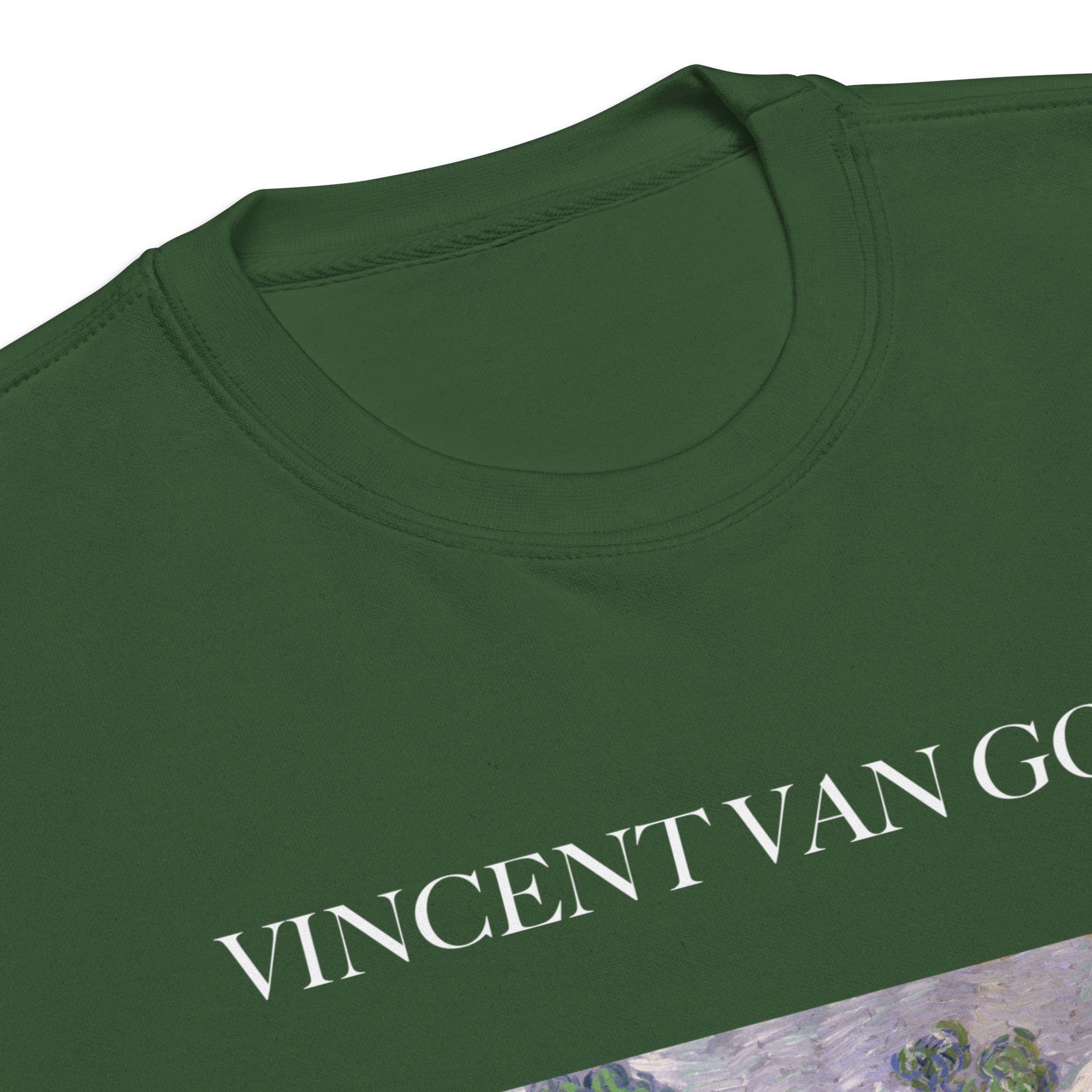 Sweatshirt mit berühmtem Gemälde „Häuser bei Auvers“ von Vincent van Gogh | Premium-Sweatshirt für Unisex