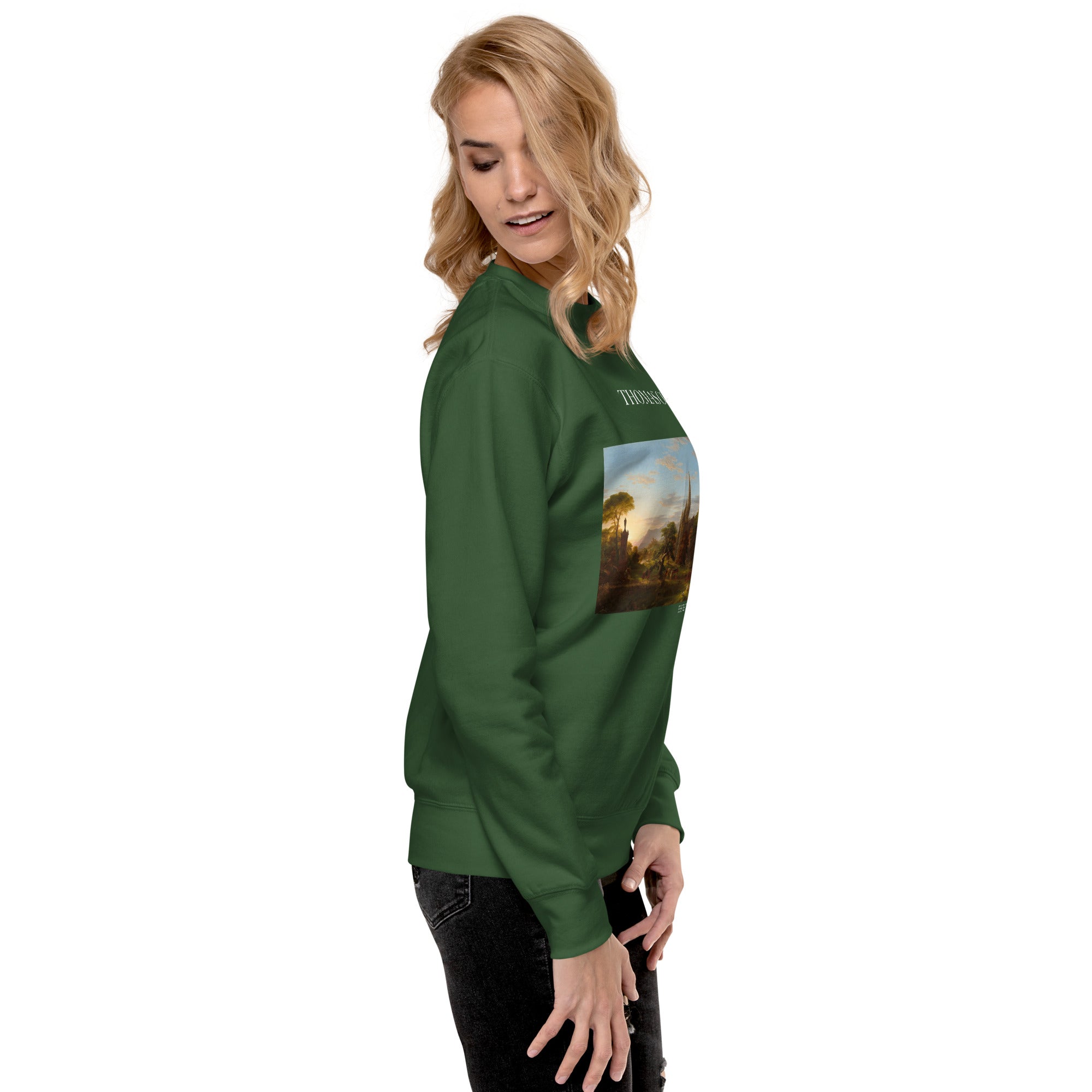 Thomas Cole - Sweatshirt mit berühmtem Gemälde „The Return“ | Premium-Unisex-Sweatshirt