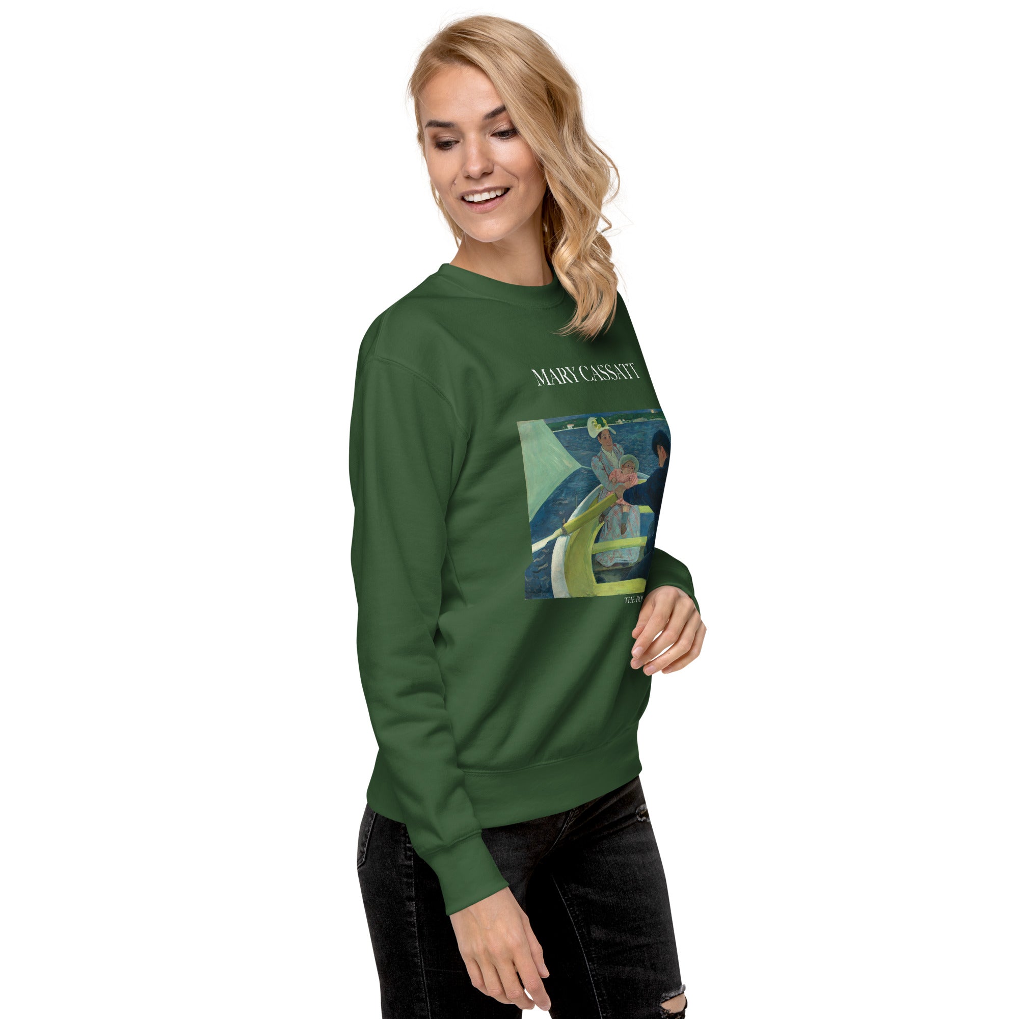 Sweatshirt mit berühmtem Gemälde „The Boating Party“ von Mary Cassatt | Premium-Sweatshirt für Unisex