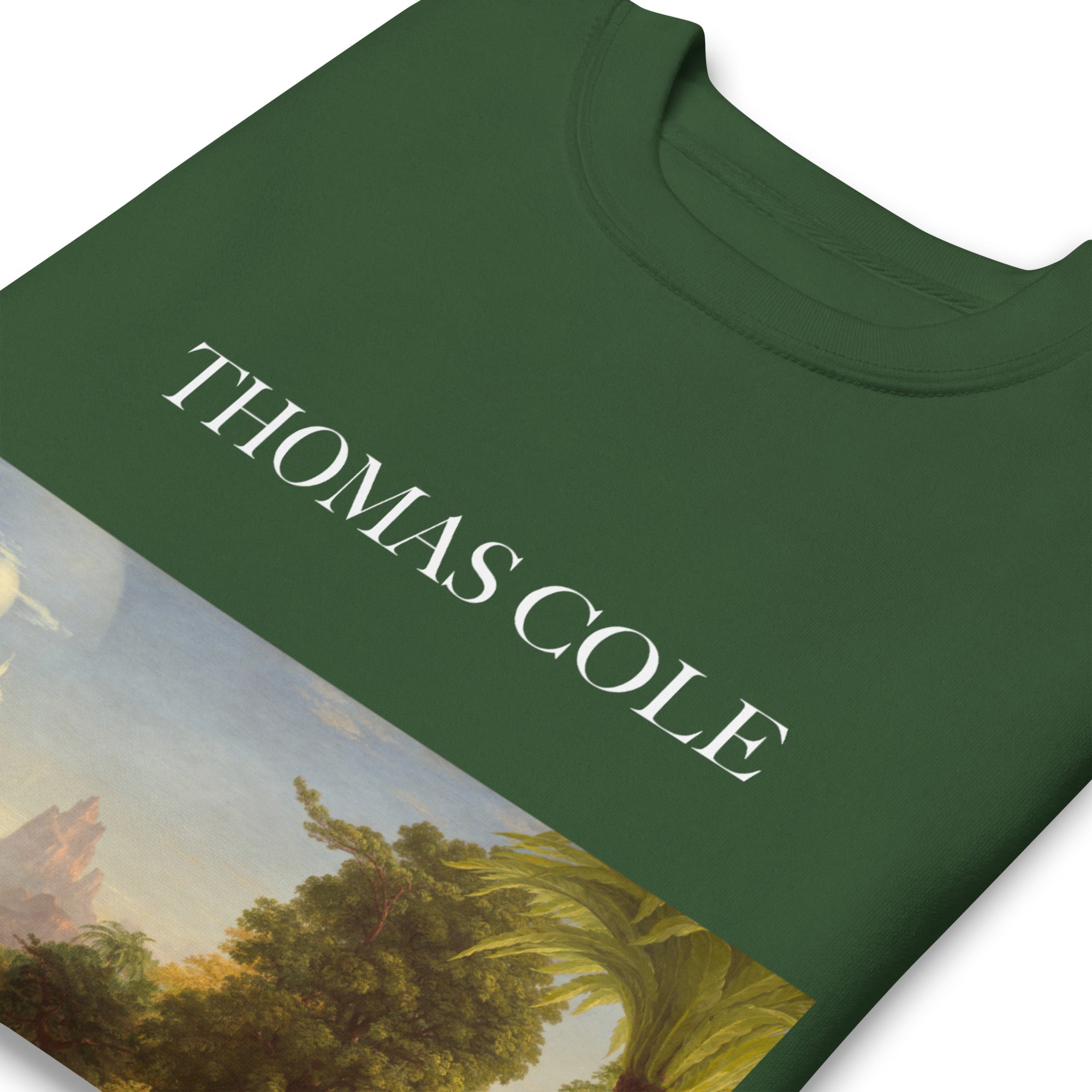 Sweatshirt mit berühmtem Gemälde „The Voyage of Life: Youth“ von Thomas Cole | Premium-Sweatshirt für Unisex