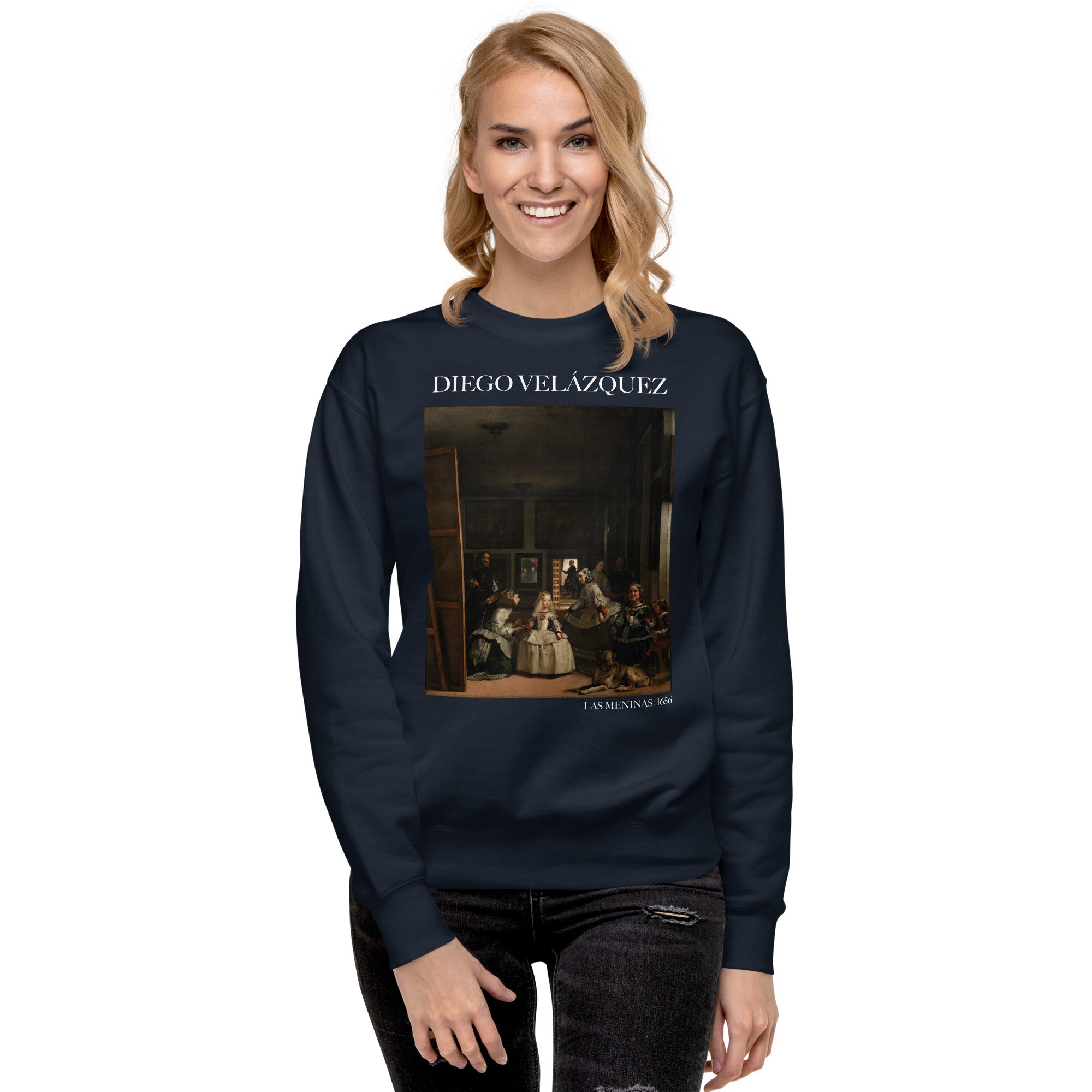 Diego Velázquez 'Las Meninas' Berühmtes Gemälde-Sweatshirt | Unisex Premium Sweatshirt