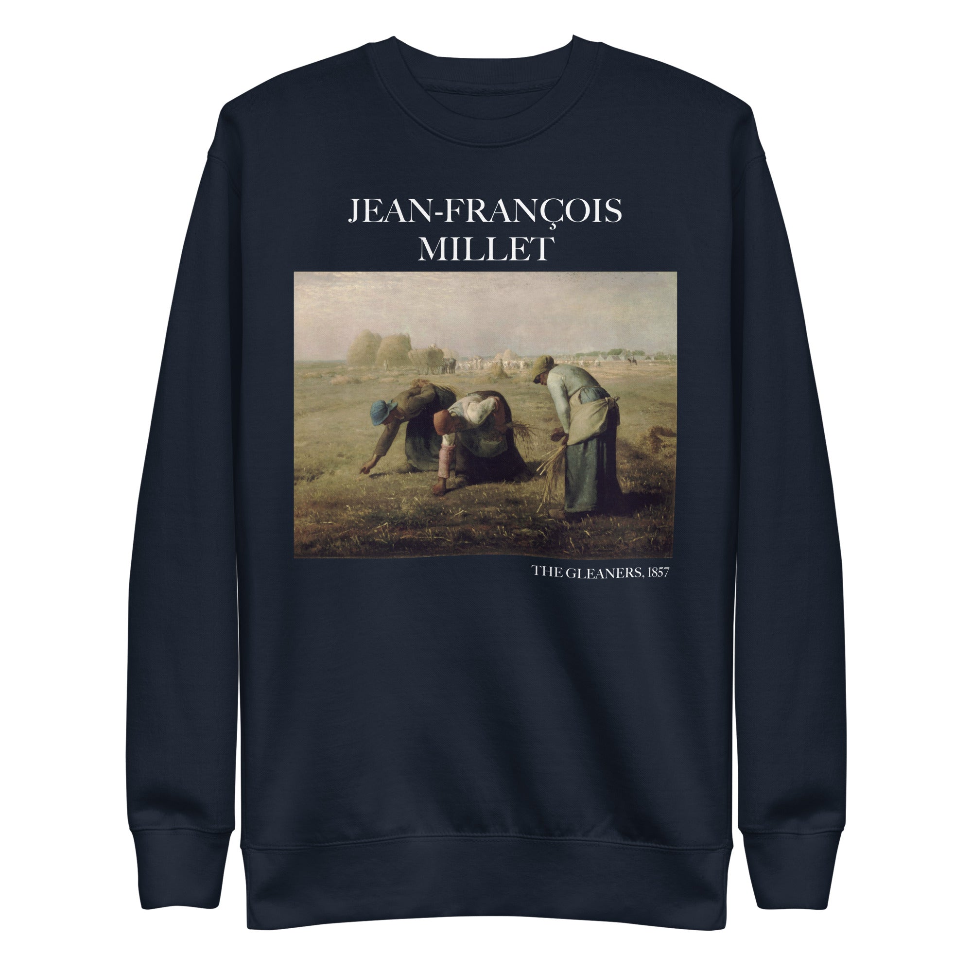 Jean-François Millet 'The Gleaners' Famous Painting Sweatshirt | Unisex Premium Sweatshirt