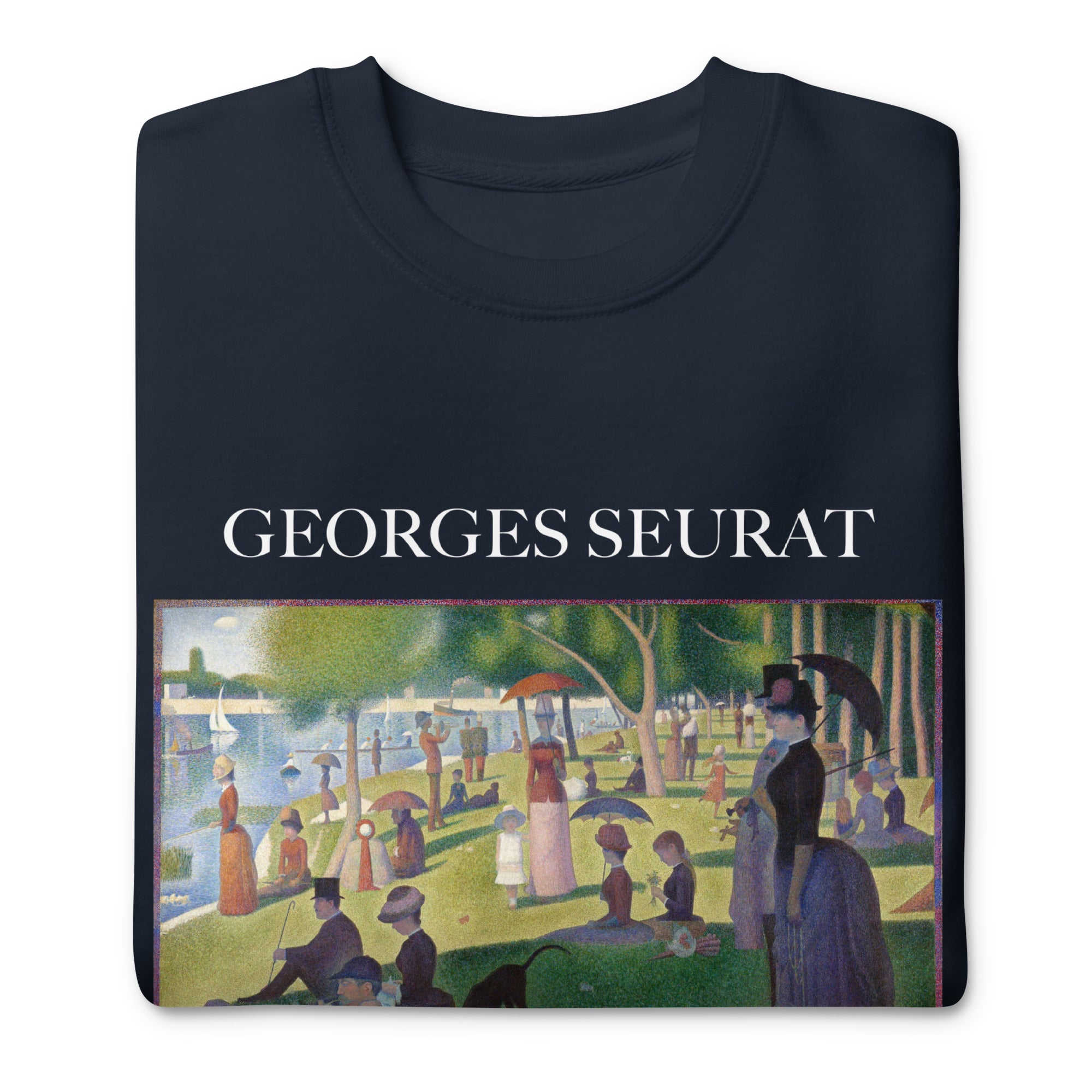 Georges Seurat 'A Sunday Afternoon on the Island of La Grande Jatte' Famous Painting Sweatshirt | Unisex Premium Sweatshirt