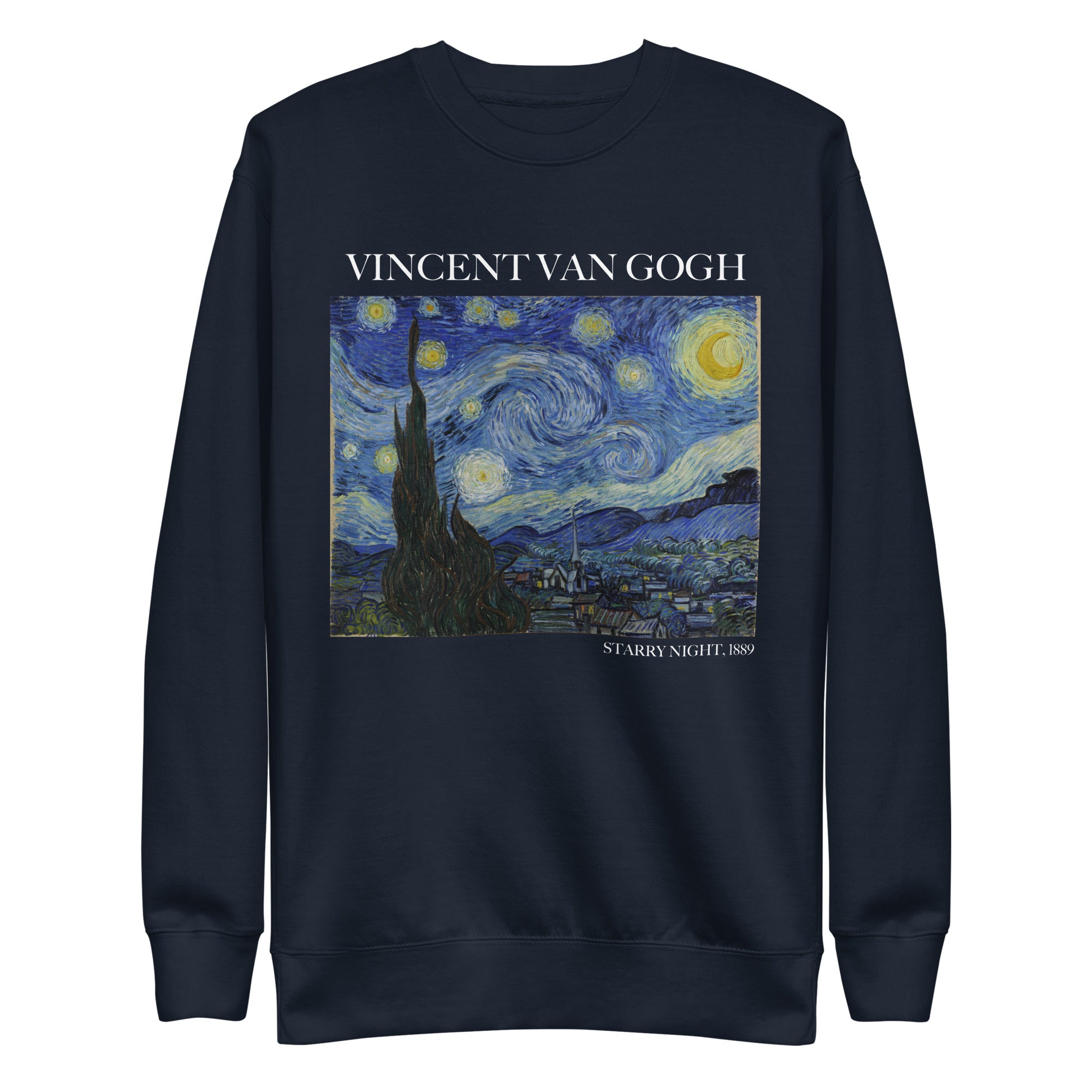 Vincent van Gogh 'Starry Night' Famous Painting Sweatshirt | Unisex Premium Sweatshirt