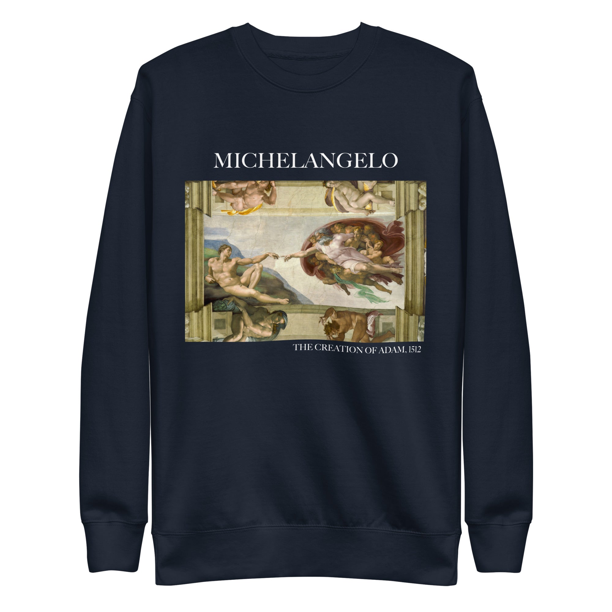 Michelangelo 'The Creation of Adam' Famous Painting Sweatshirt | Unisex Premium Sweatshirt