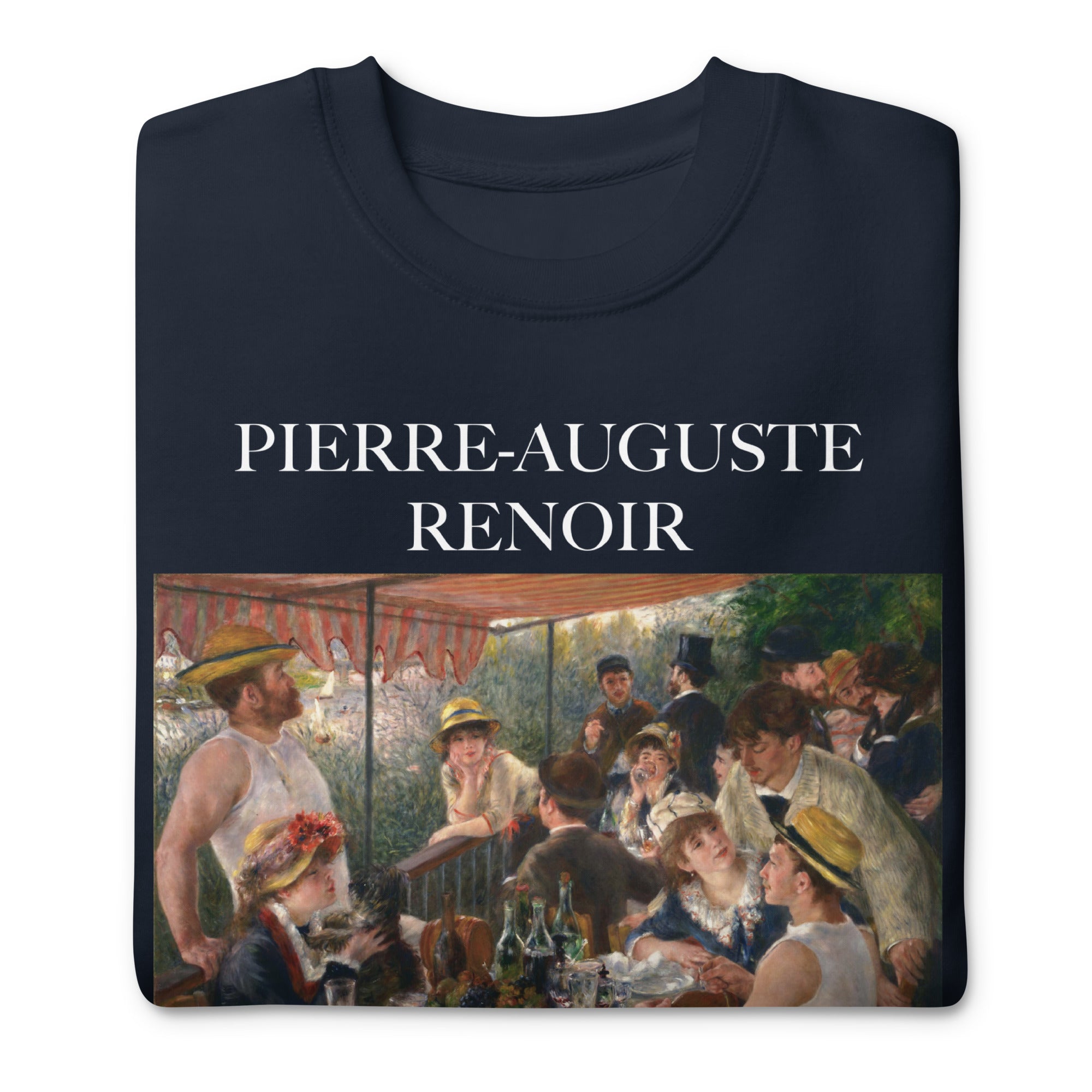Pierre-Auguste Renoir 'The Luncheon of the Boating Party' Famous Painting Sweatshirt | Unisex Premium Sweatshirt