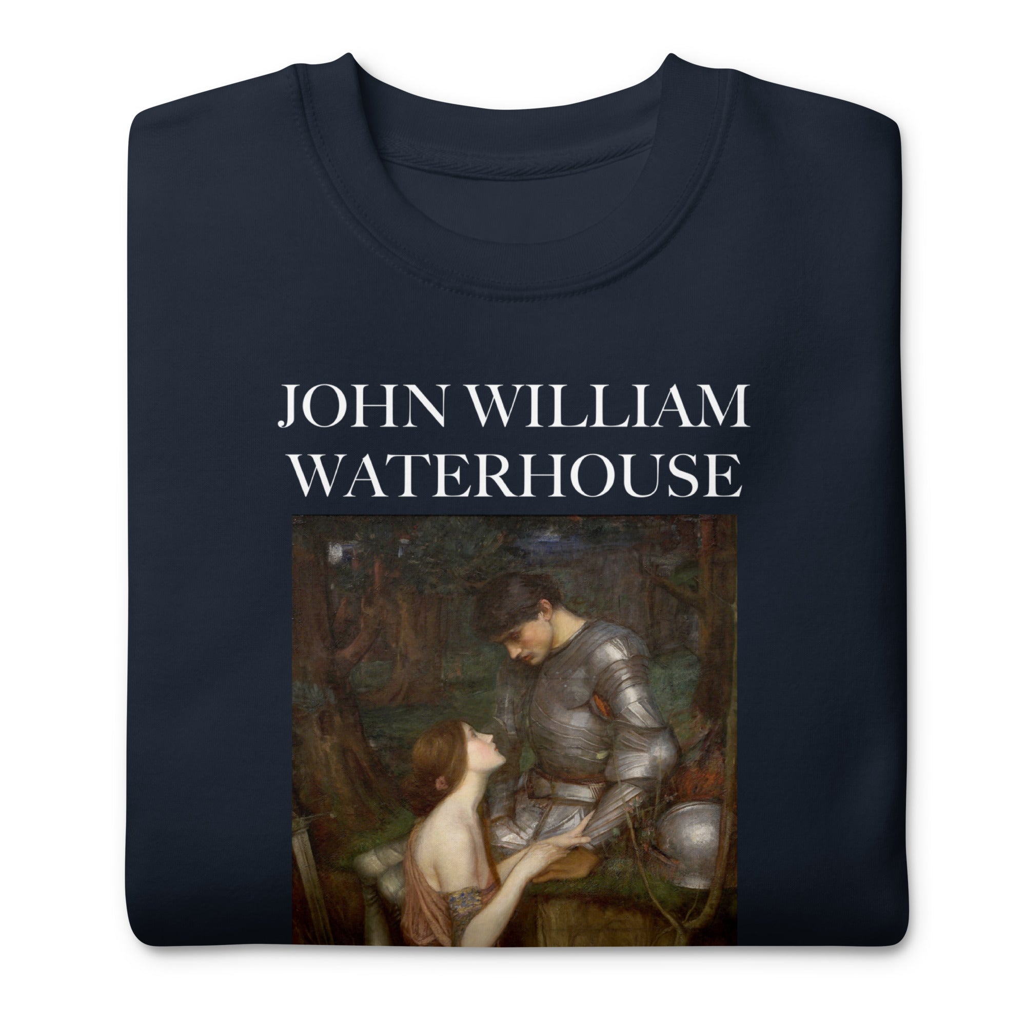 Sweatshirt mit berühmtem Gemälde „Lamia“ von John William Waterhouse, Premium-Unisex-Sweatshirt