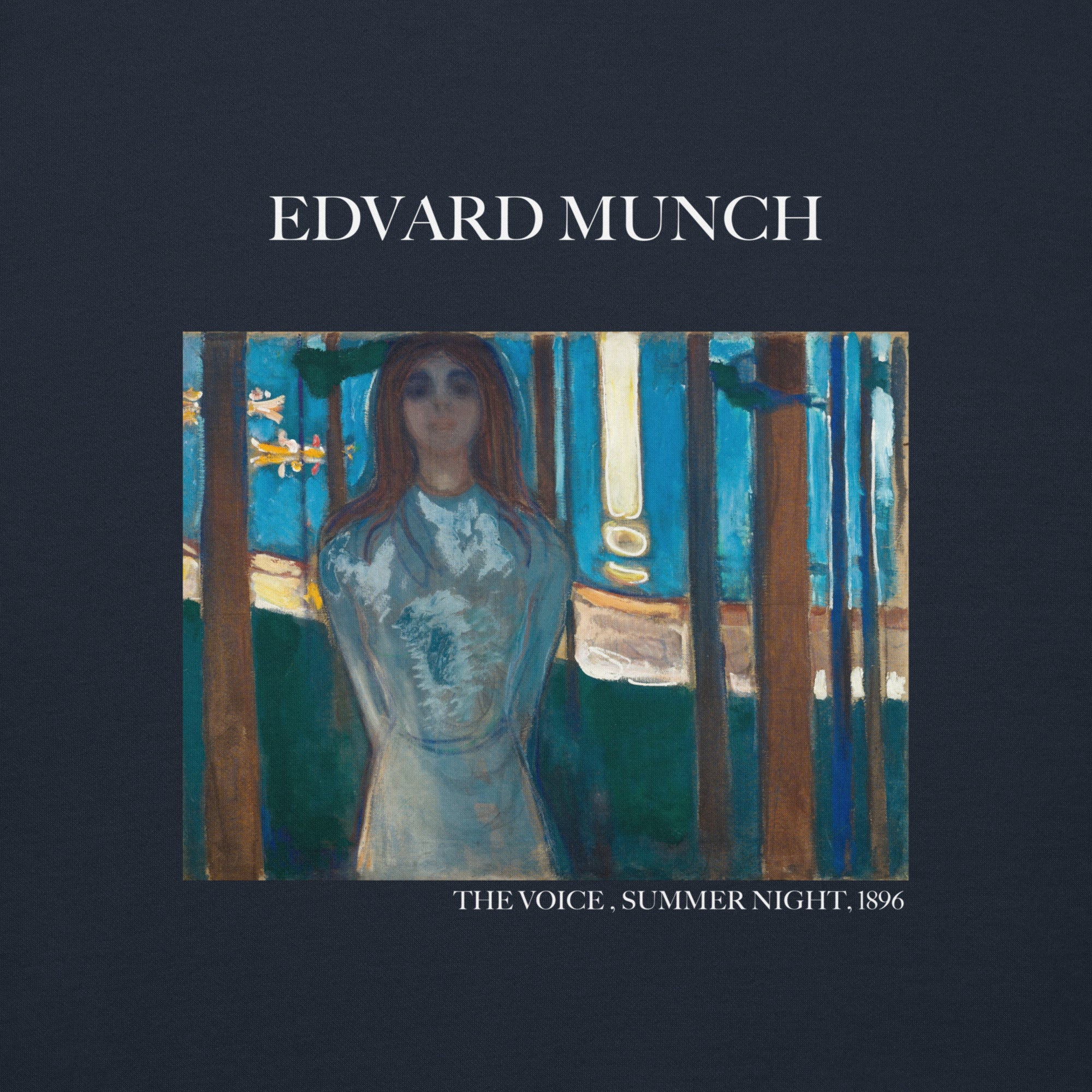 Edvard Munch 'The Voice, Summer Night' Famous Painting Sweatshirt | Unisex Premium Sweatshirt