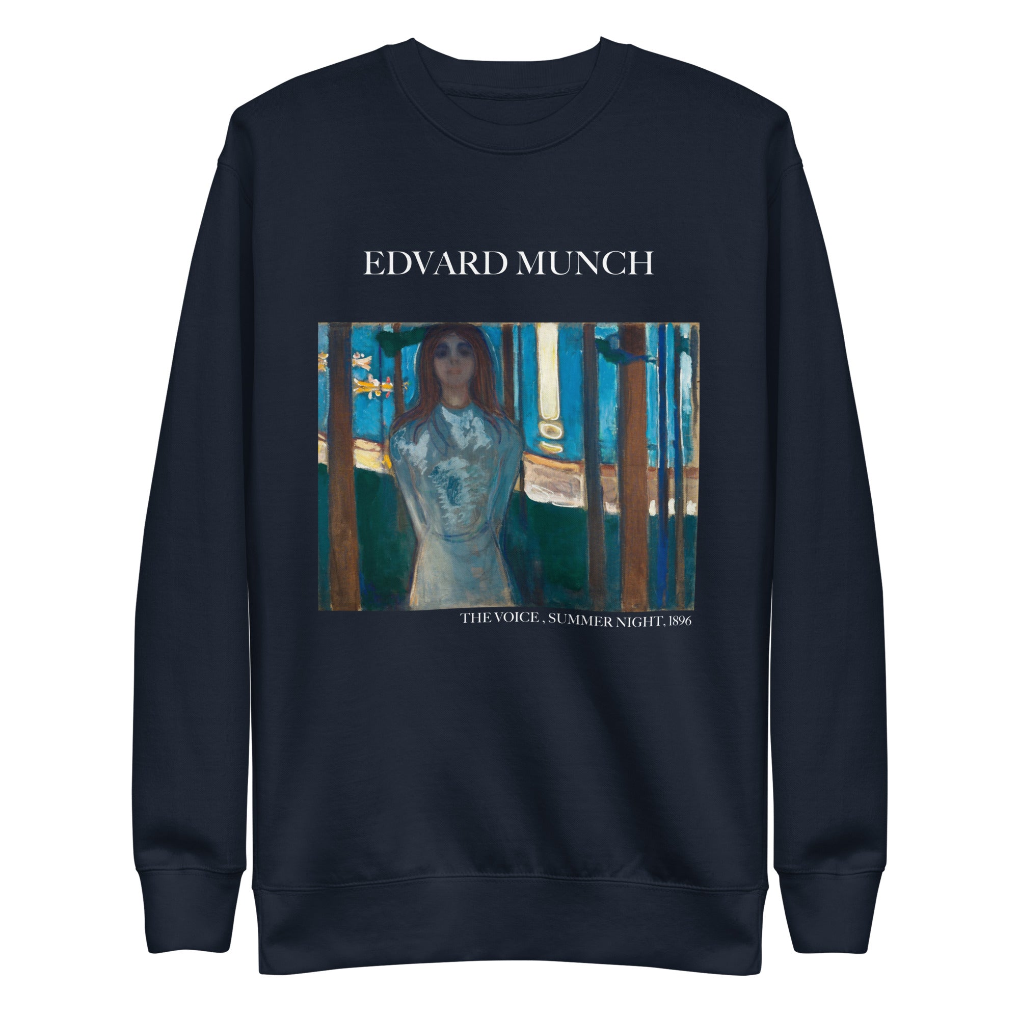 Sweatshirt mit berühmtem Gemälde „Die Stimme, Sommernacht“ von Edvard Munch | Premium-Sweatshirt für Unisex