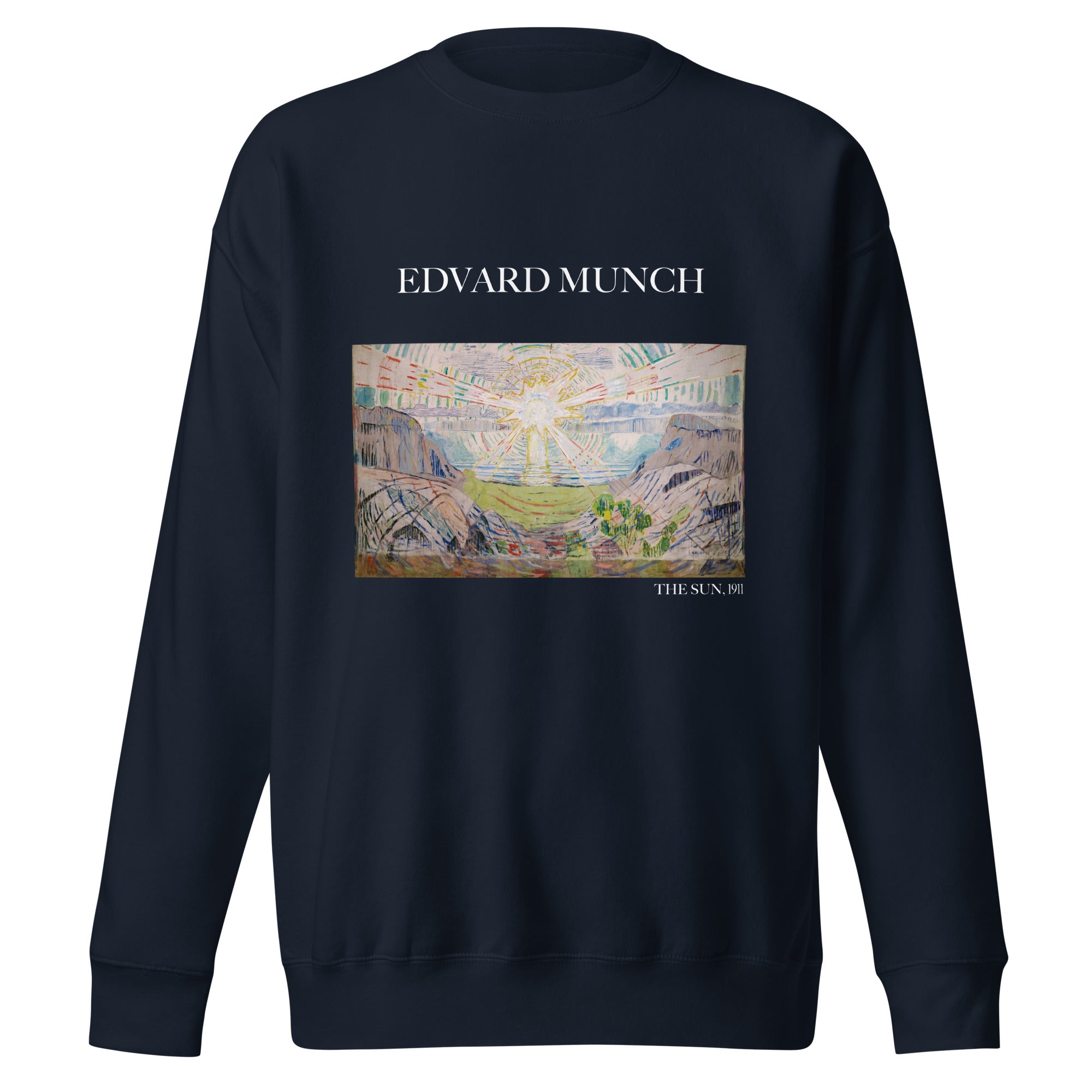 Edvard Munch 'The Sun' Famous Painting Sweatshirt | Unisex Premium Sweatshirt