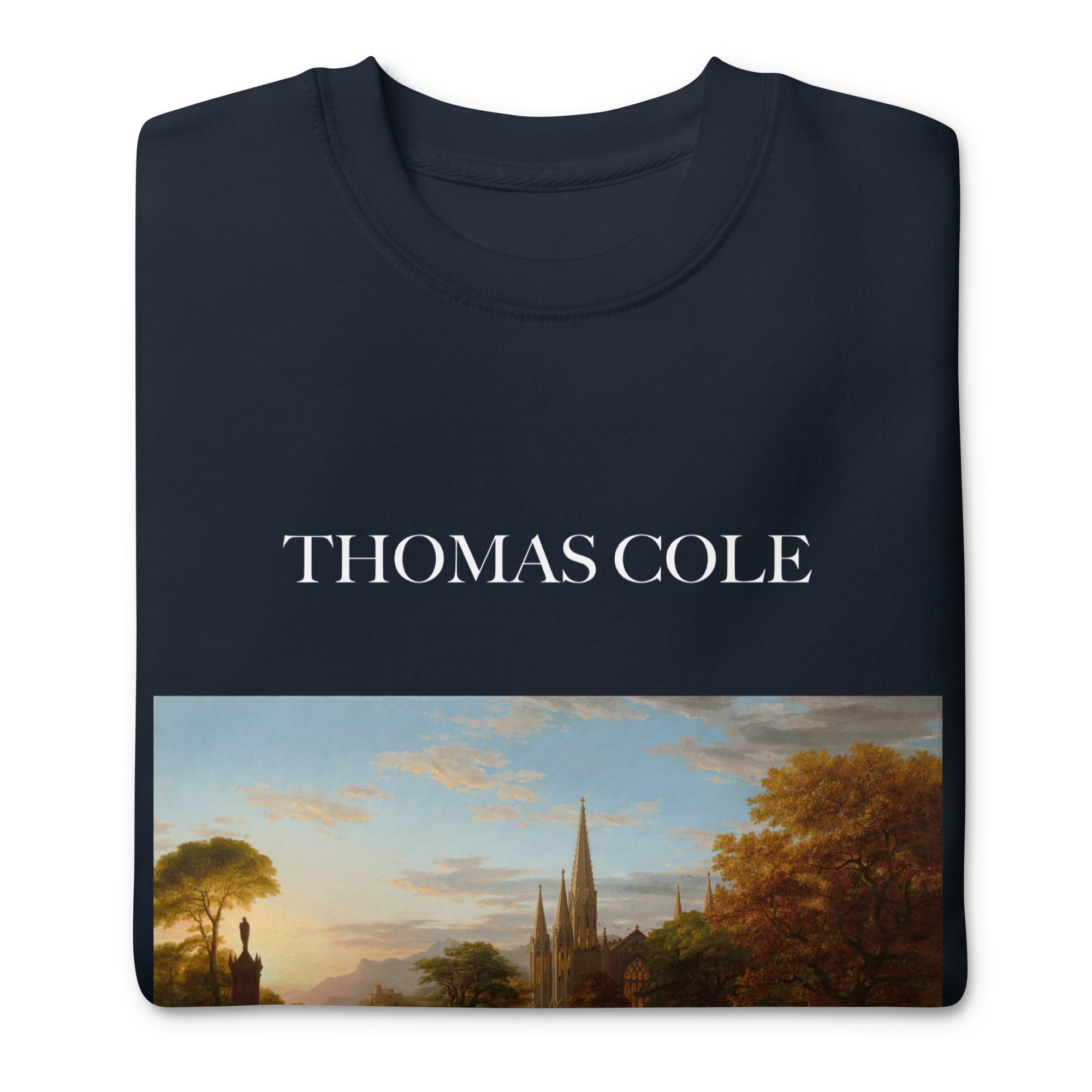 Thomas Cole - Sweatshirt mit berühmtem Gemälde „The Return“ | Premium-Unisex-Sweatshirt